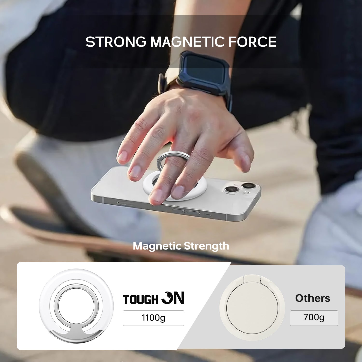 MagSafe Phone Grip Magnetic Phone Ring Holder