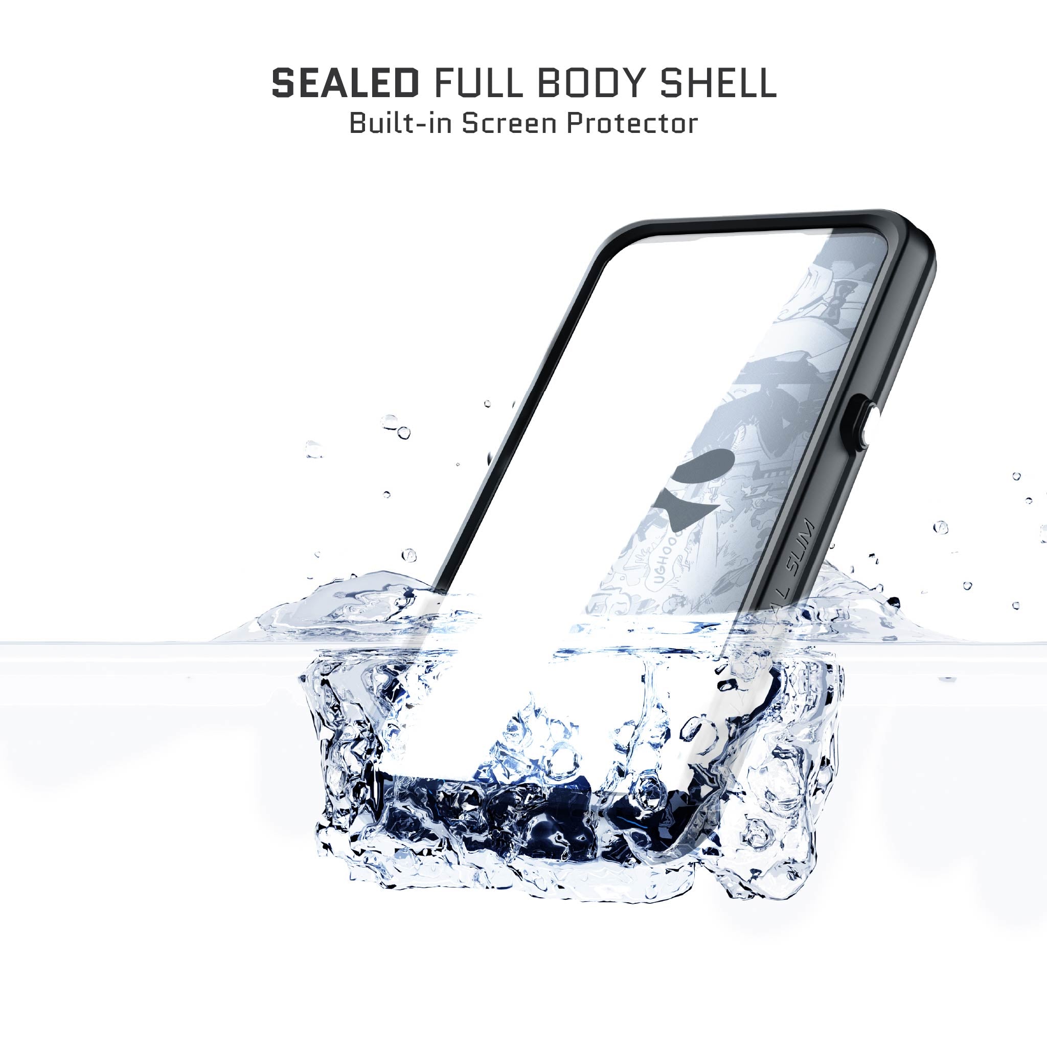 Ghostek iPhone 15 Case Nautical Slim Waterproof w/ Magsafe Clear