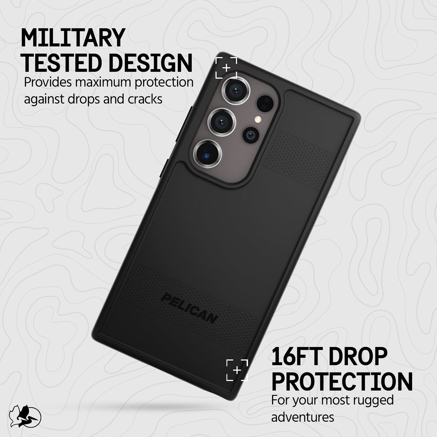 Pelican Samsung Galaxy S24 Ultra Case Protector Black