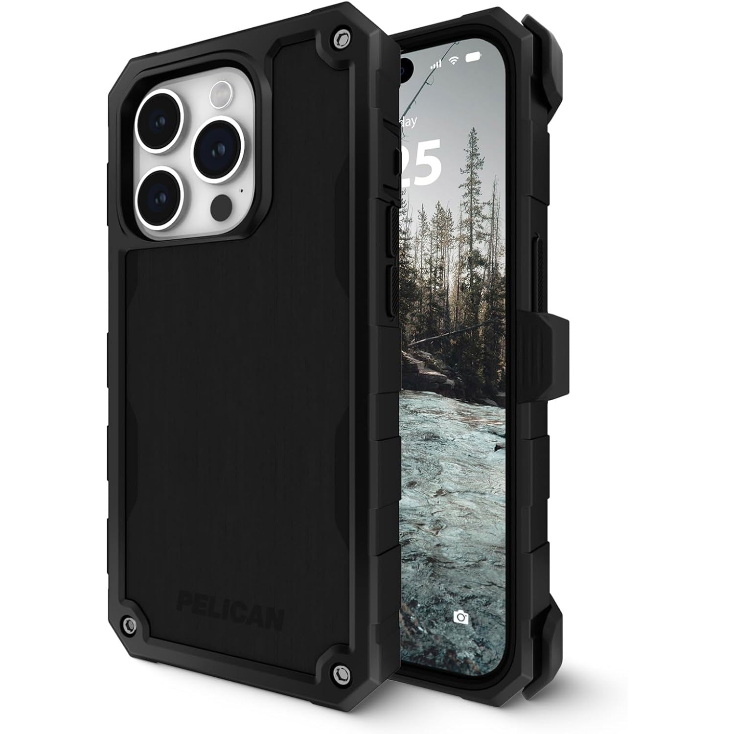 Pelican iPhone 15 Pro Case Shield with Magsafe Black