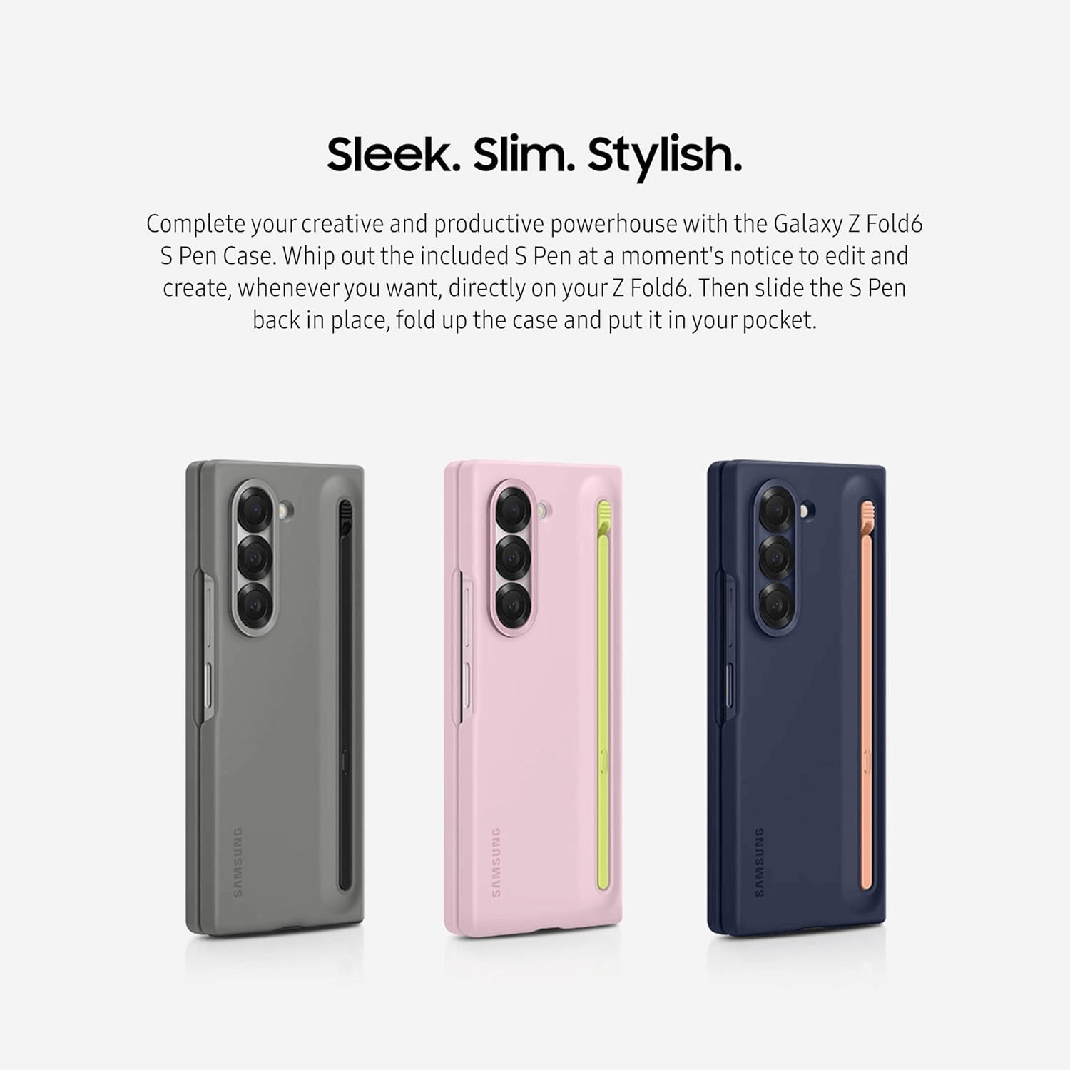 Samsung Galaxy Z Fold6 Slim Case with S-Pen