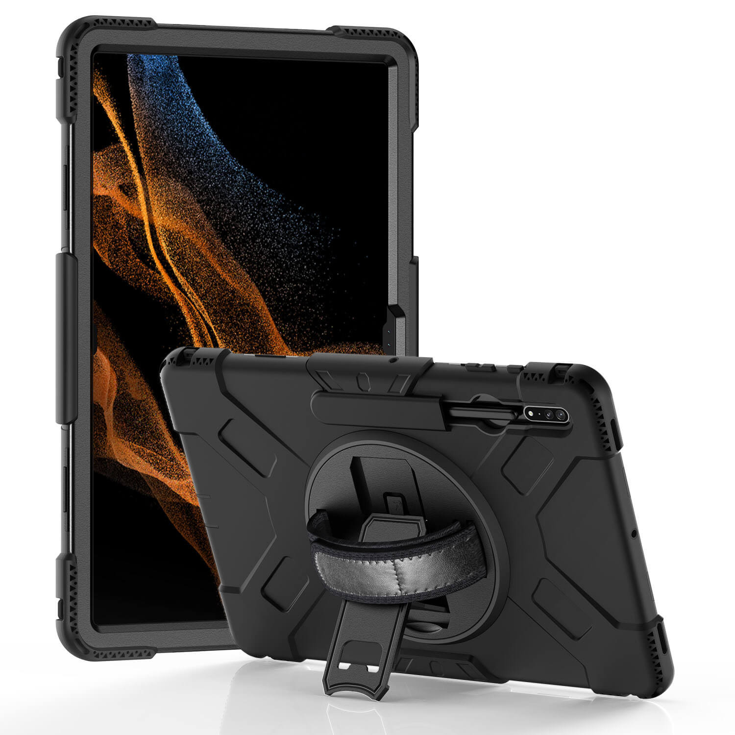 PTC Select Samsung Galaxy Tab S9 Ultra / S8 Ultra Case Rugged Protection Black