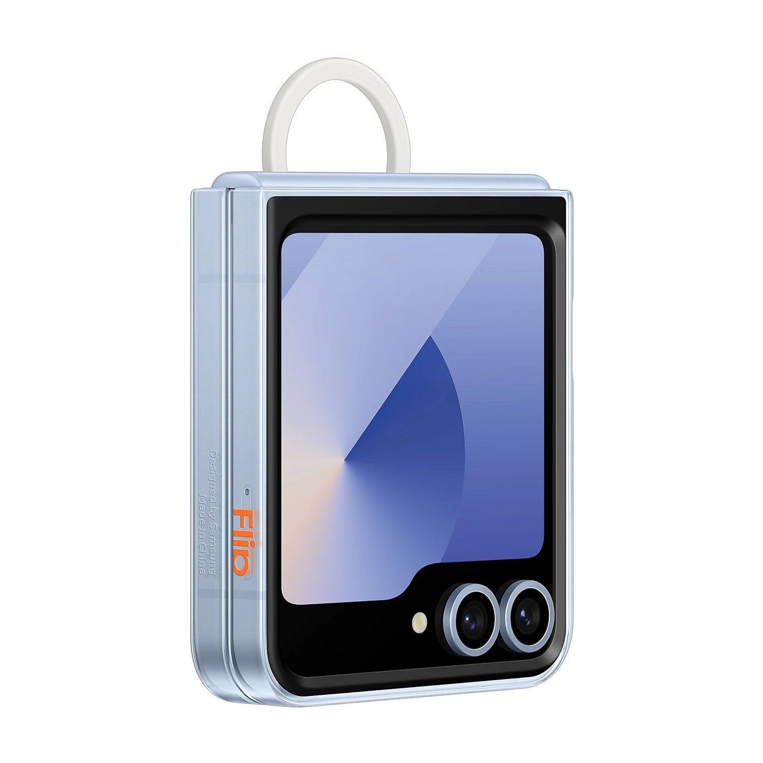 Samsung Galaxy Z Flip6 Clear Case with Ring