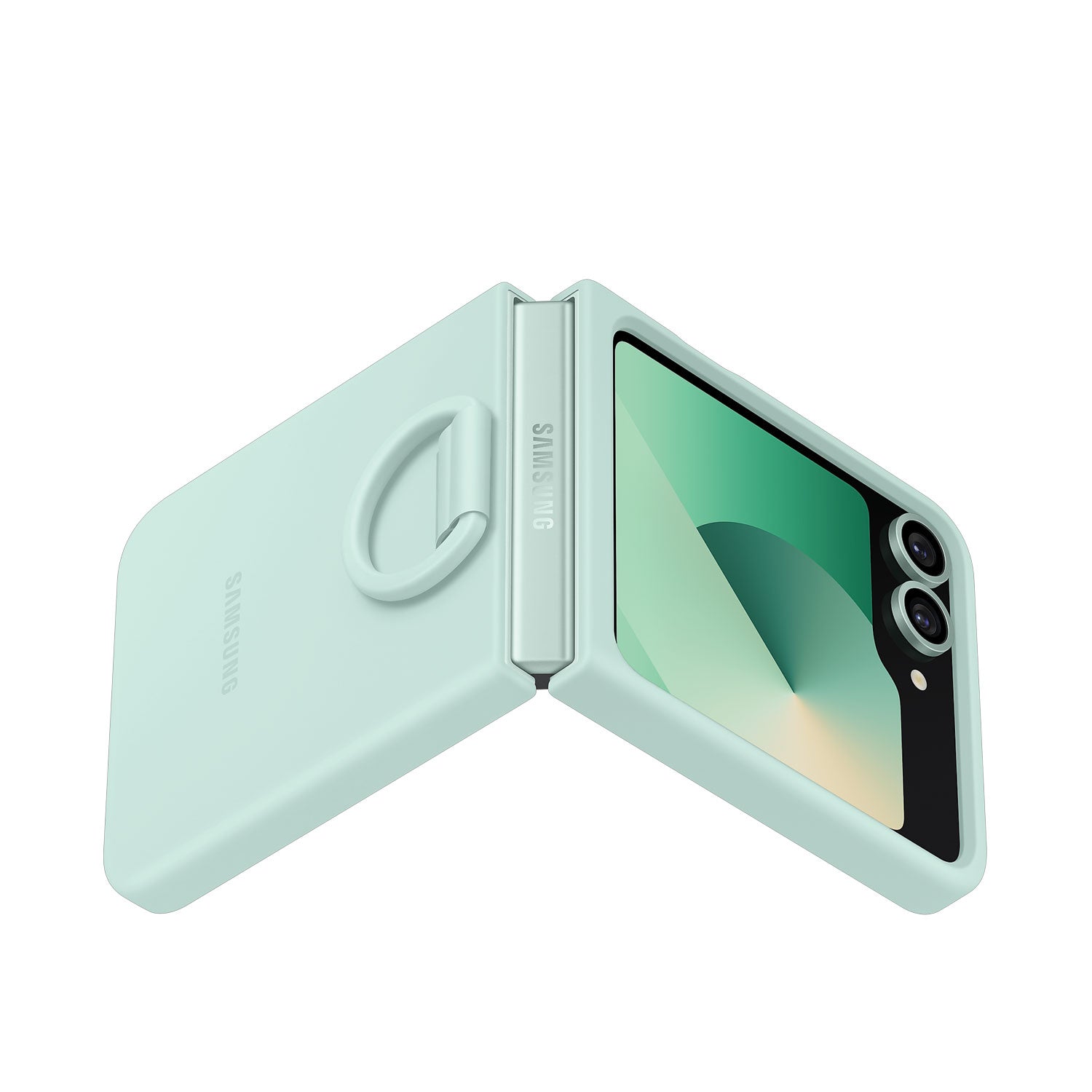 Samsung Galaxy Z Flip6 Silicone Case with Ring