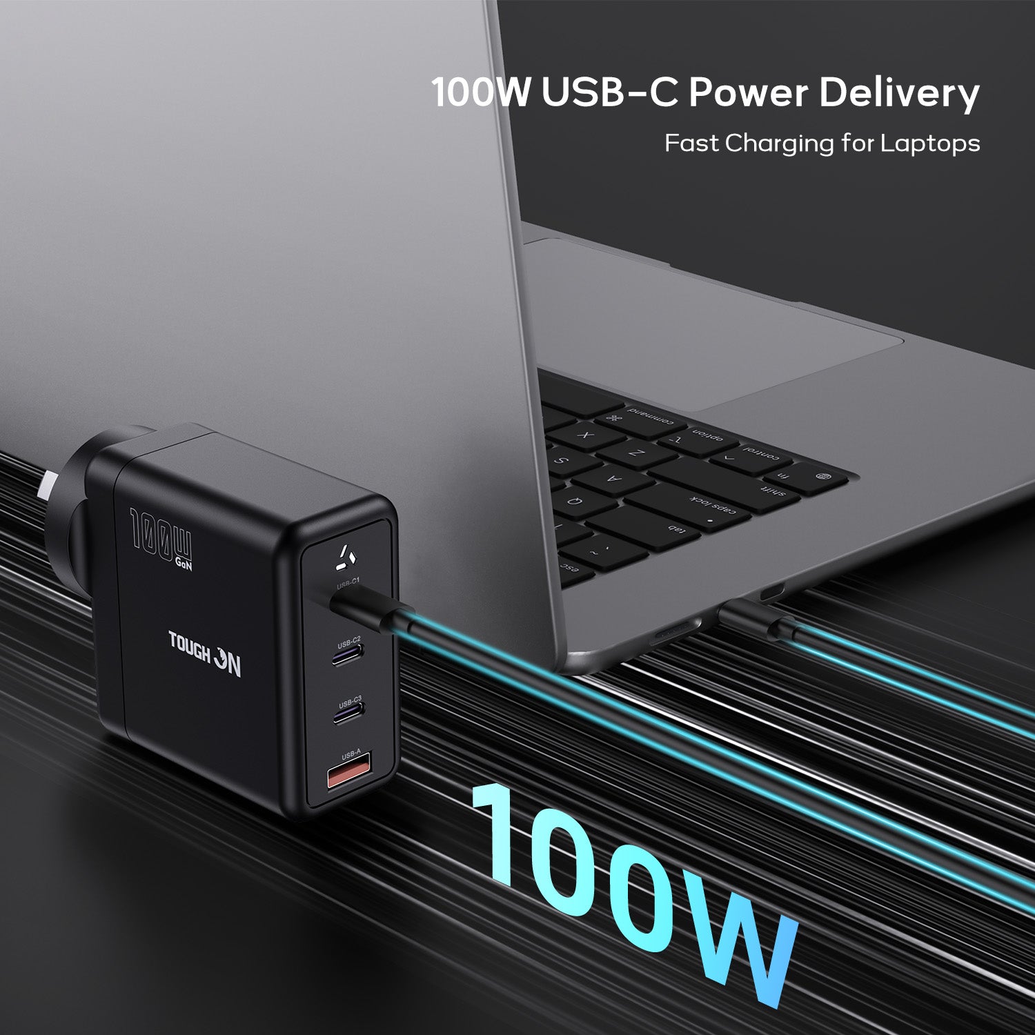 Tough On 100W GaN 4-Port Fast Wall Charger