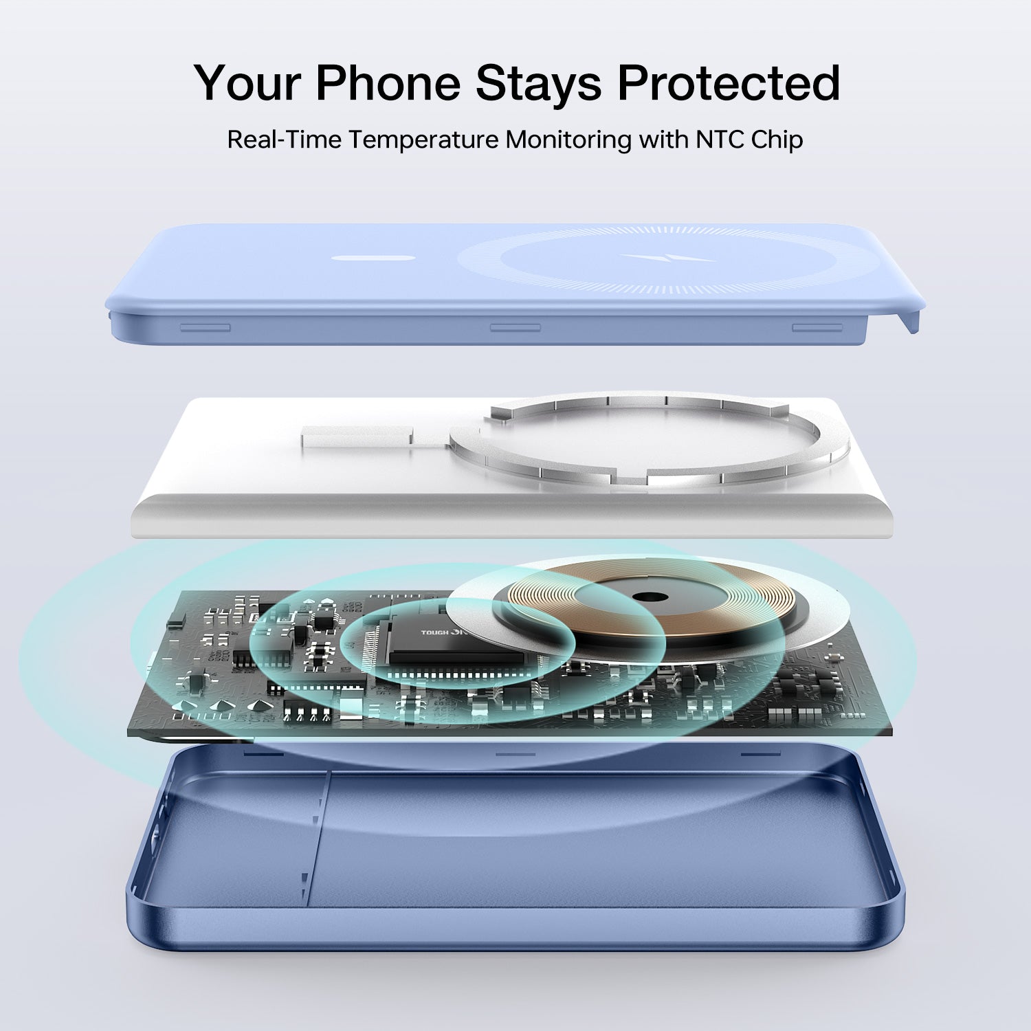 Tough On 5000mAh Ultra Slim Magnetic Power Bank