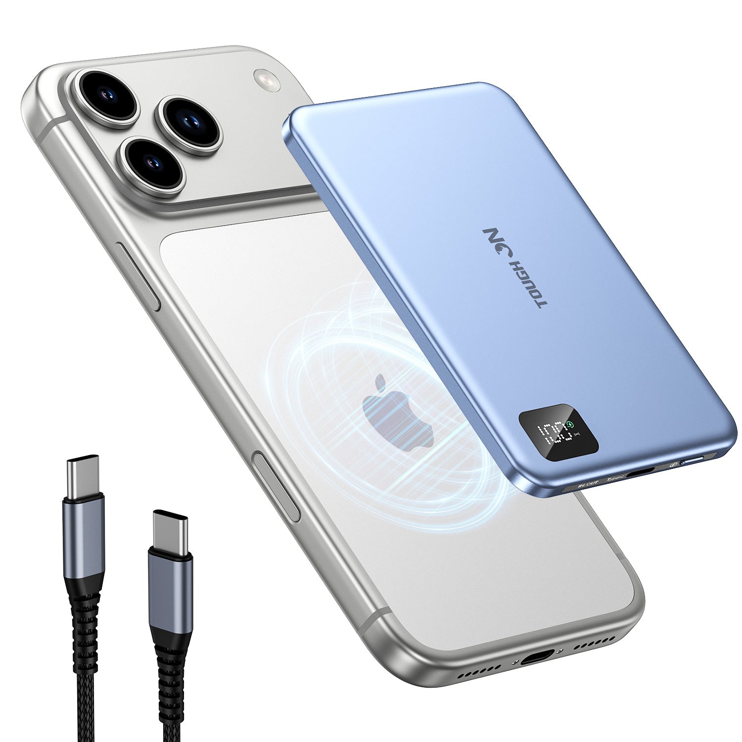 Tough On 5000mAh Ultra Slim Magnetic Power Bank