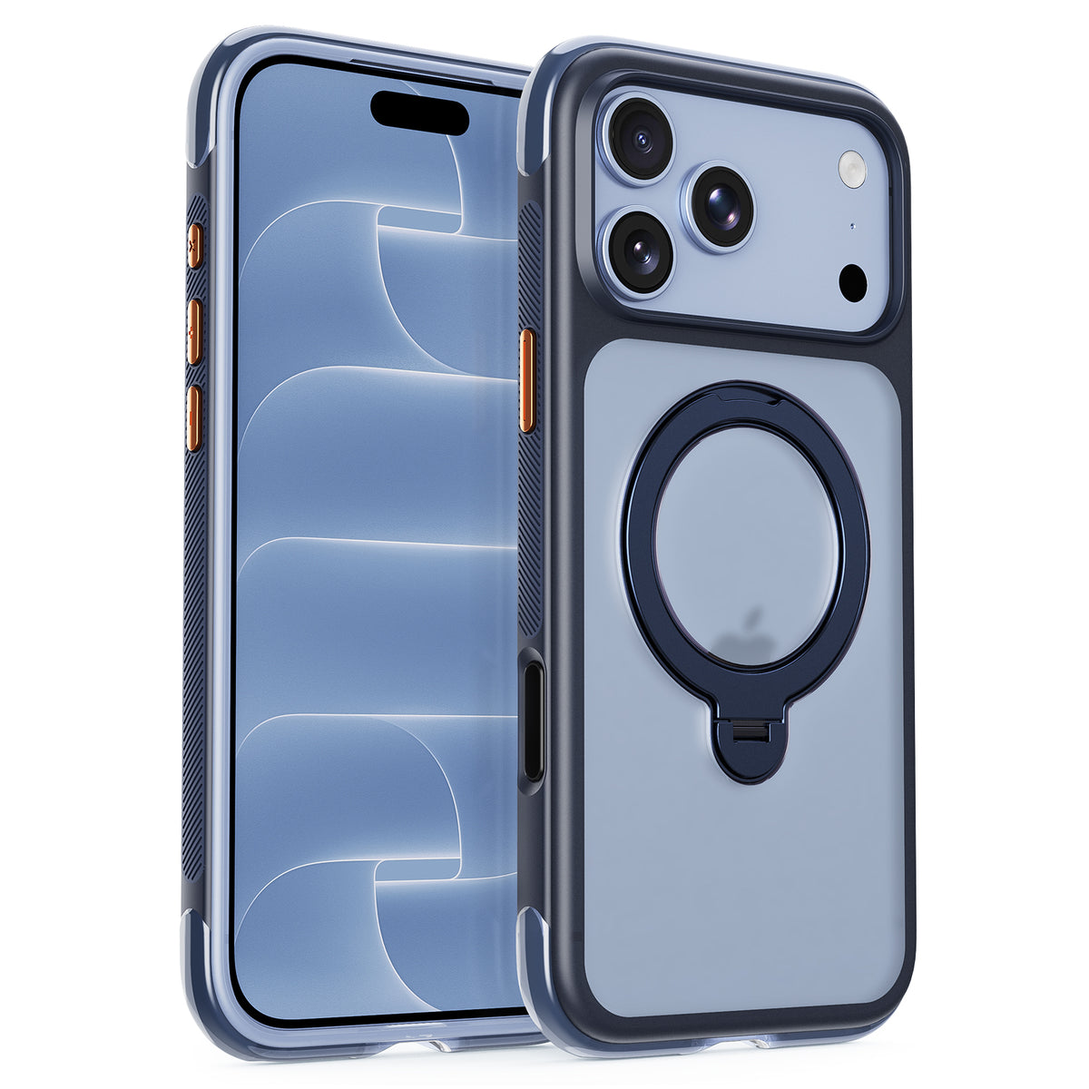 Tough On AeroShield Magnetic Case for iPhone with Air-Cushion & 360° Stand