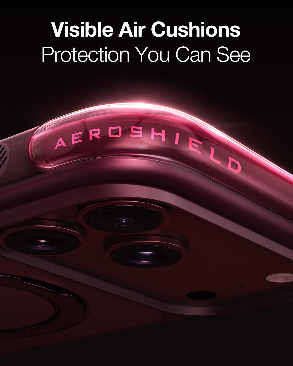 Tough On AeroShield Magnetic Case for iPhone with Air-Cushion & 360° Stand
