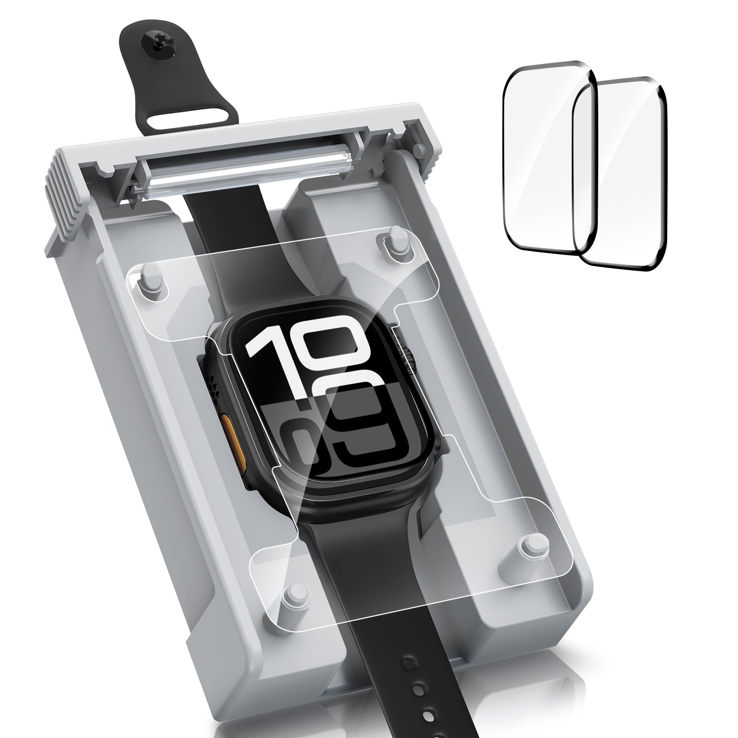 Tough On Apple Watch Screen Protector with Install Kit 2 Pack