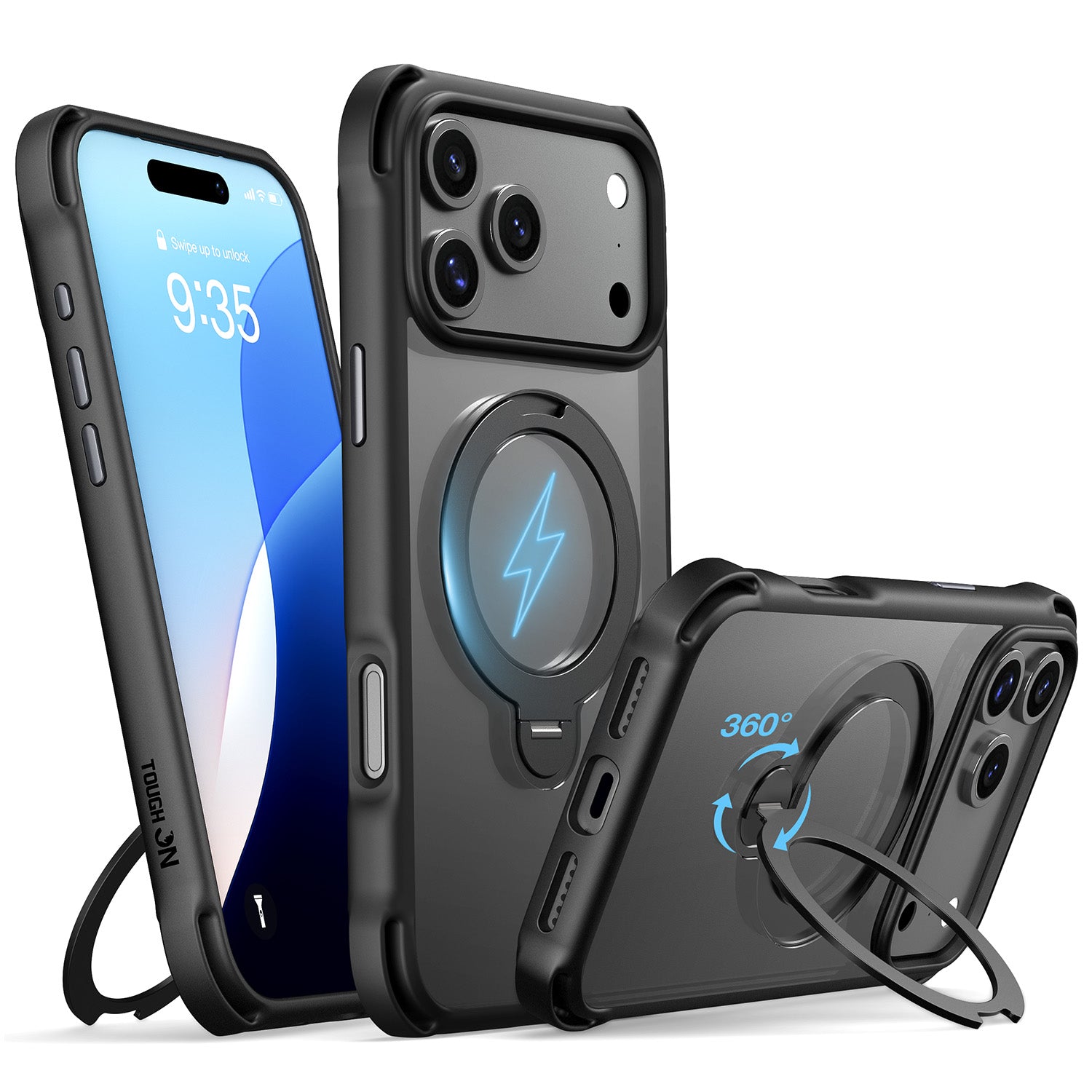 Tough On Armor Ultimate Case with Stand MagSafe Compatible for iPhone 17 Series