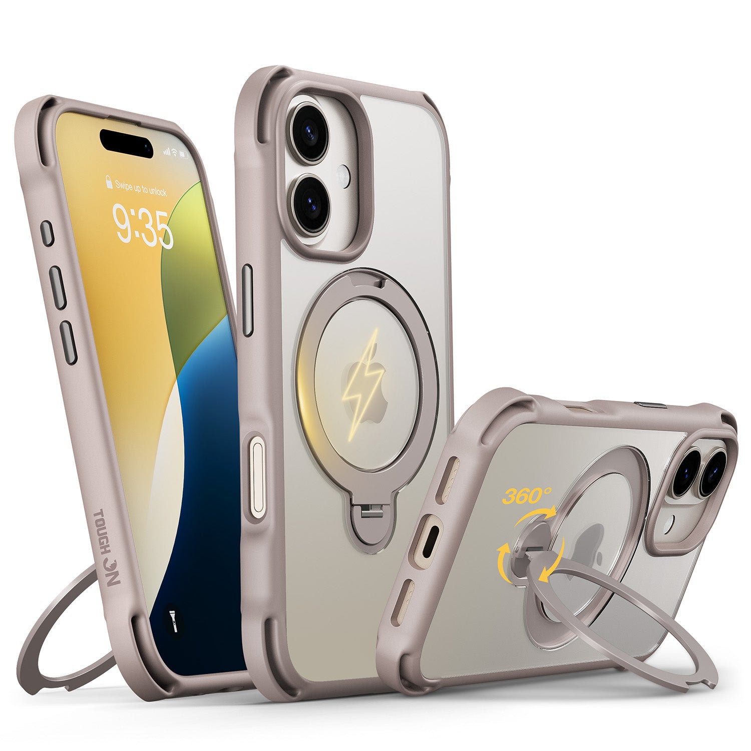 Tough On Armor Ultimate Case with Stand MagSafe Compatible for iPhone 17 Series-5