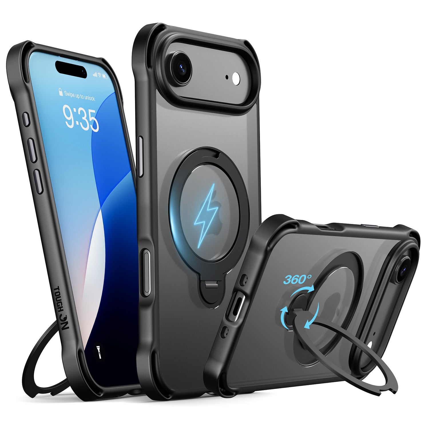Tough On Armor Ultimate Case with Stand MagSafe Compatible for iPhone 17 Series-3