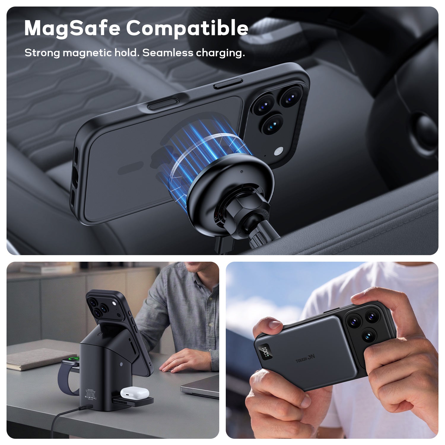 Tough On Shockproof Case with Magsafe for iPhone