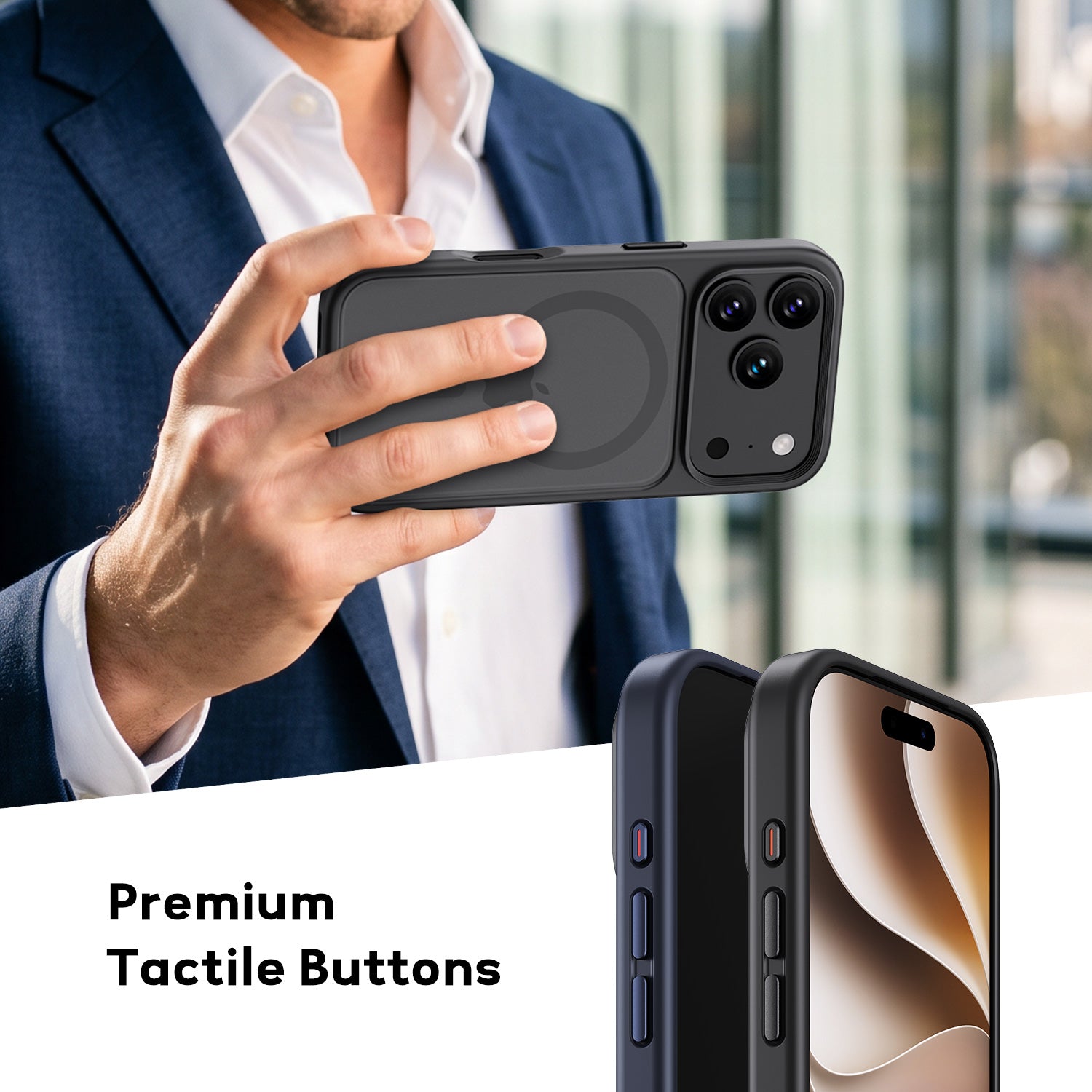 Tough On Shockproof Case with Magsafe for iPhone