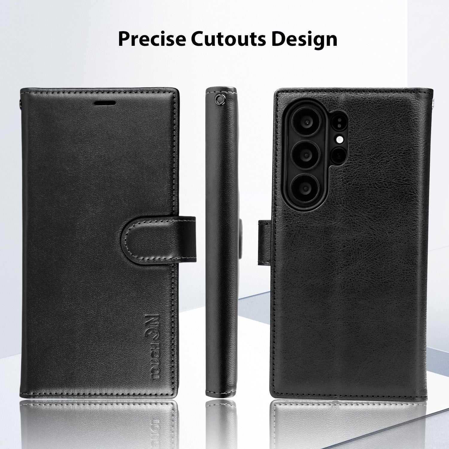 Tough On Samsung Galaxy Flip Wallet Leather Case