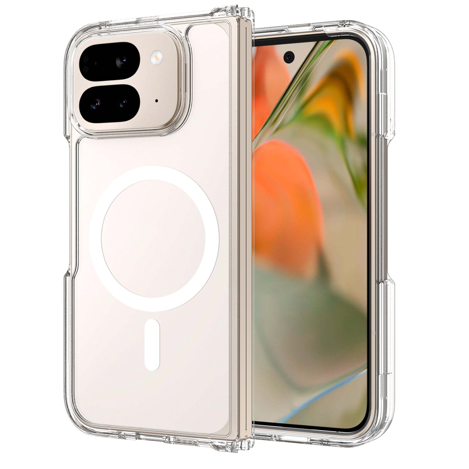 Tough On Google Pixel 10 Pro Fold Case Clear Air with MagSafe
