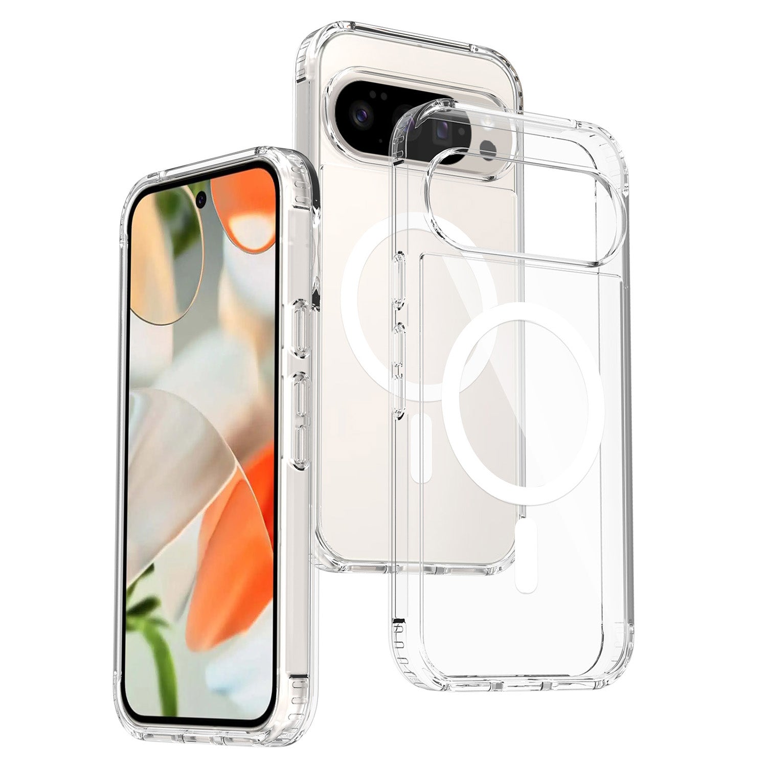 Tough On Google Pixel 10 Pro XL Case Clear Air with MagSafe