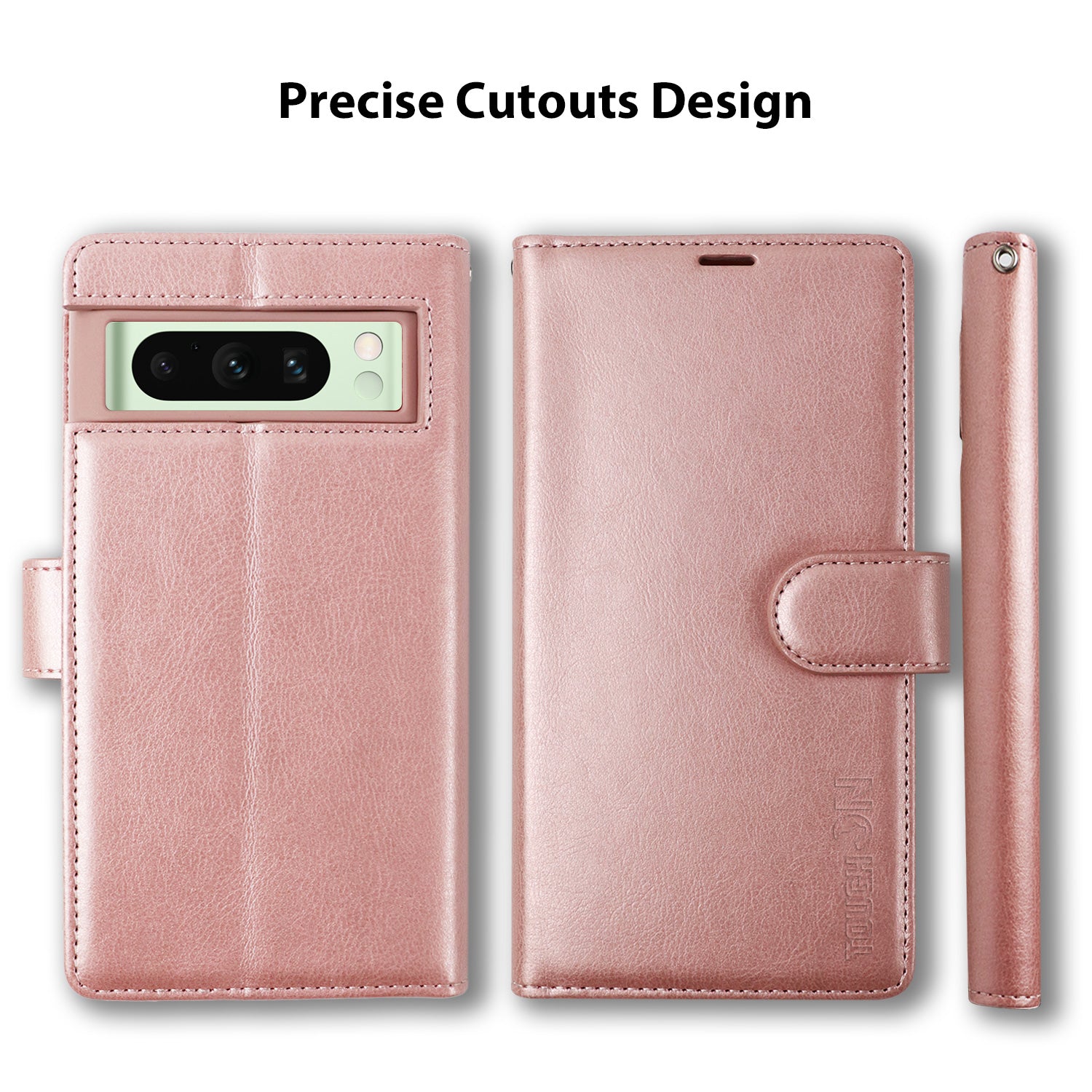 Tough On Google Pixel 8 Pro Case Flip Leather Case