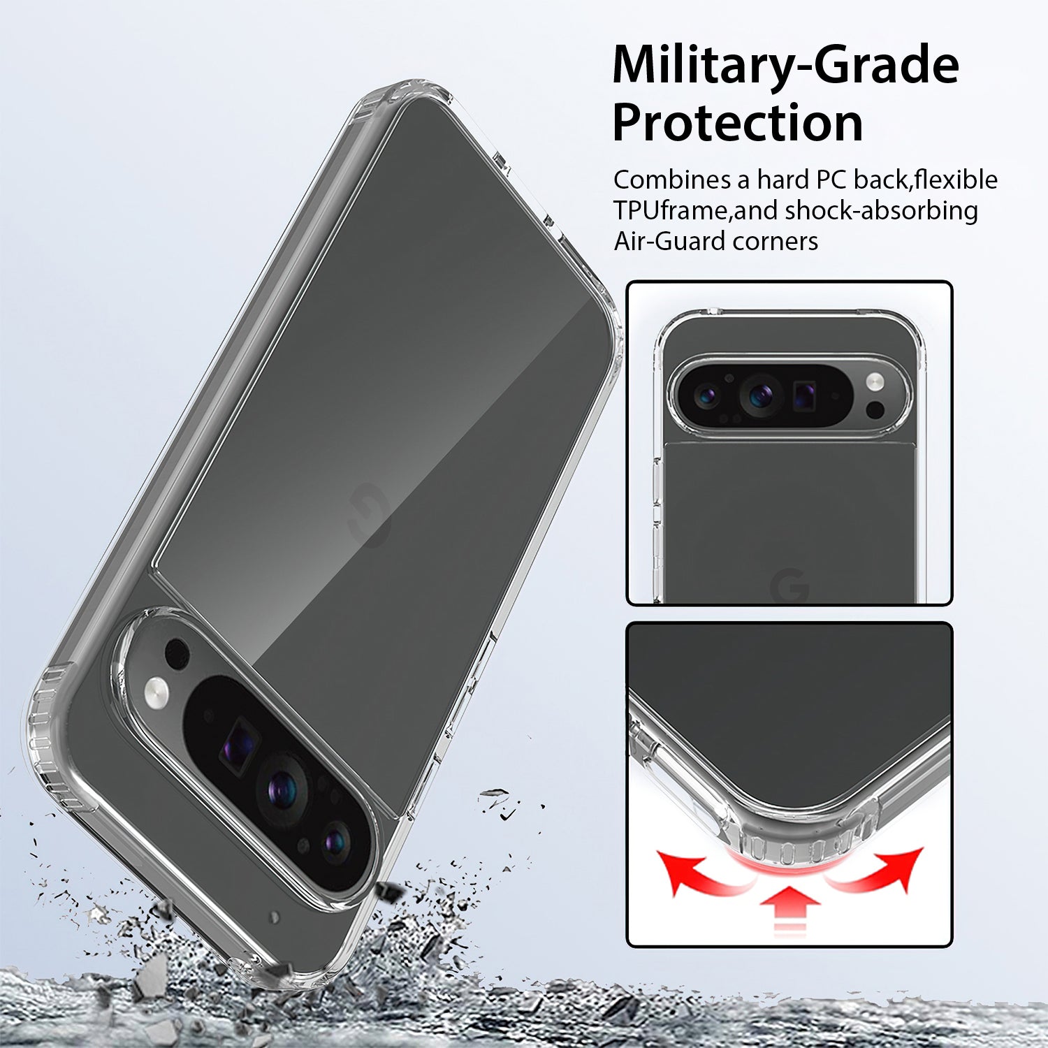 Tough On Google Pixel 9 Case Clear Air