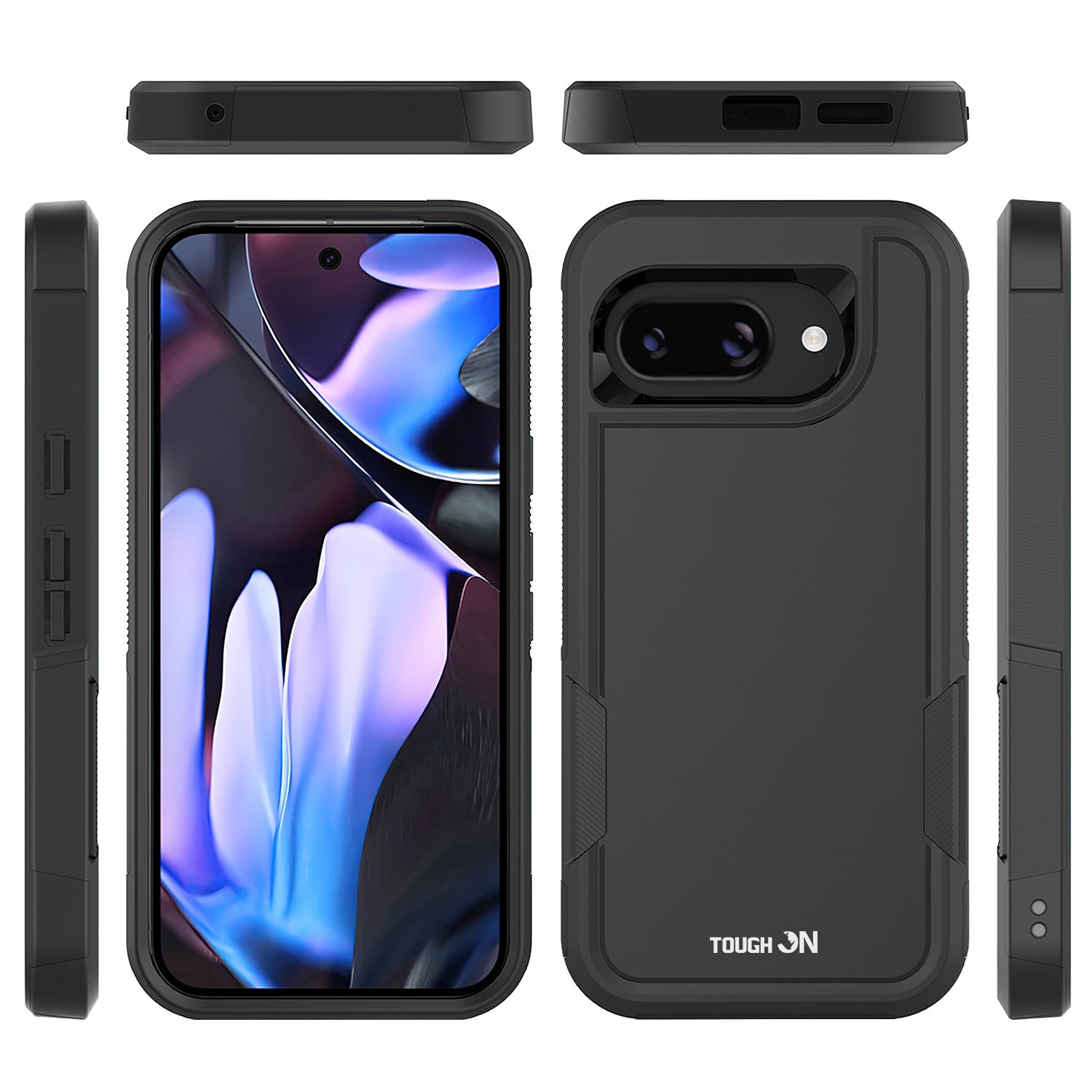 Tough On Google Pixel 9a Case Tough Armor Black