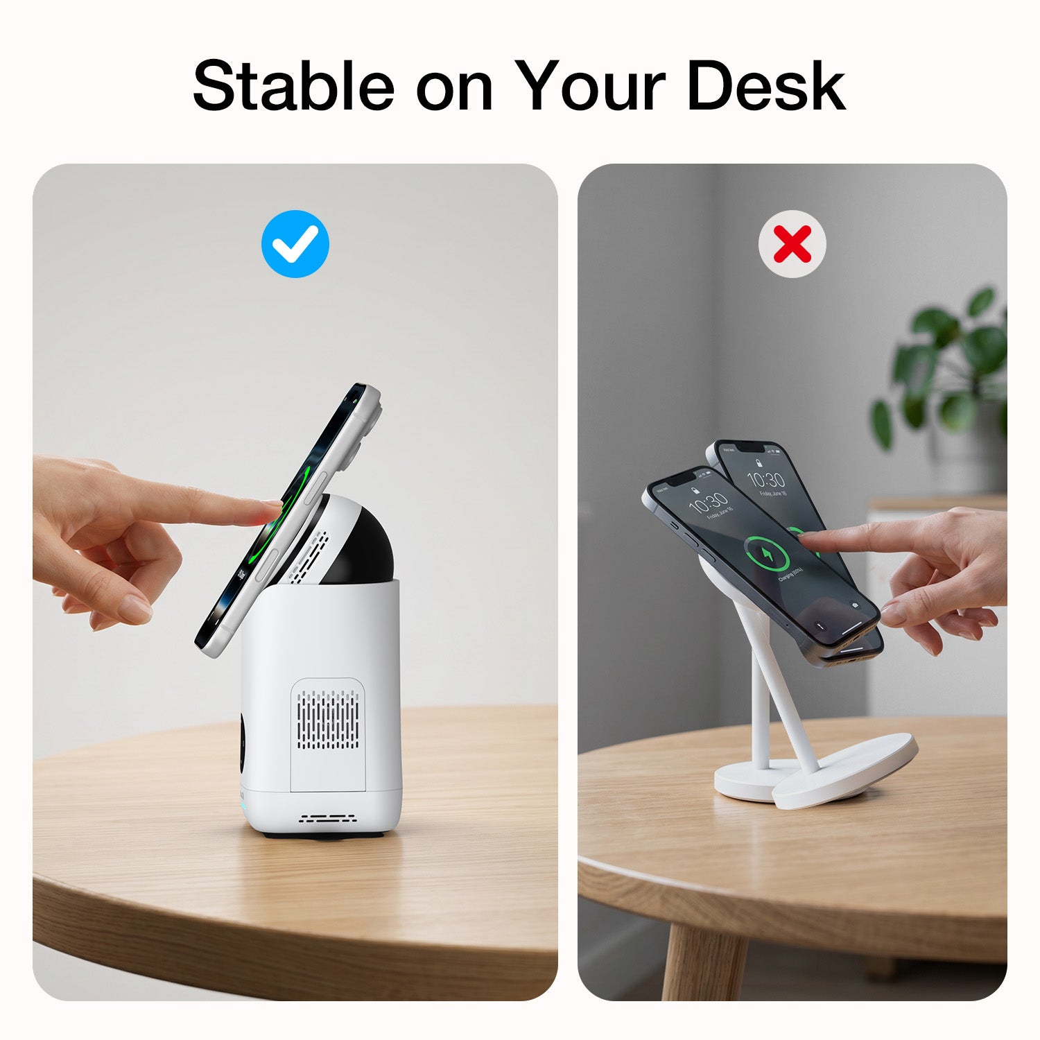 Tough On MagMax 3-in-1 Qi2 Wireless Charging Station for Apple and Samsung Devices