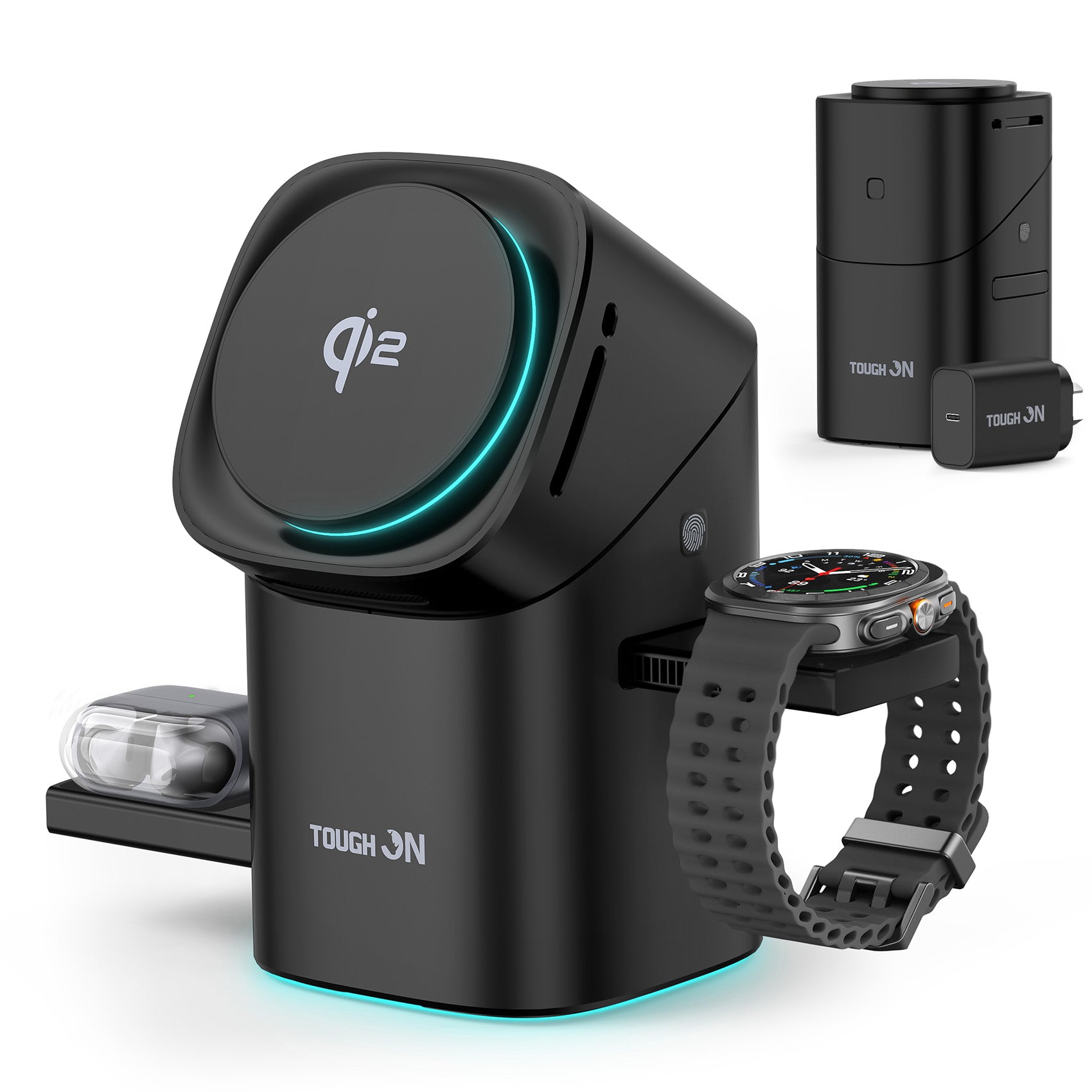 Tough On MagPro 3-in-1 Wireless Charger