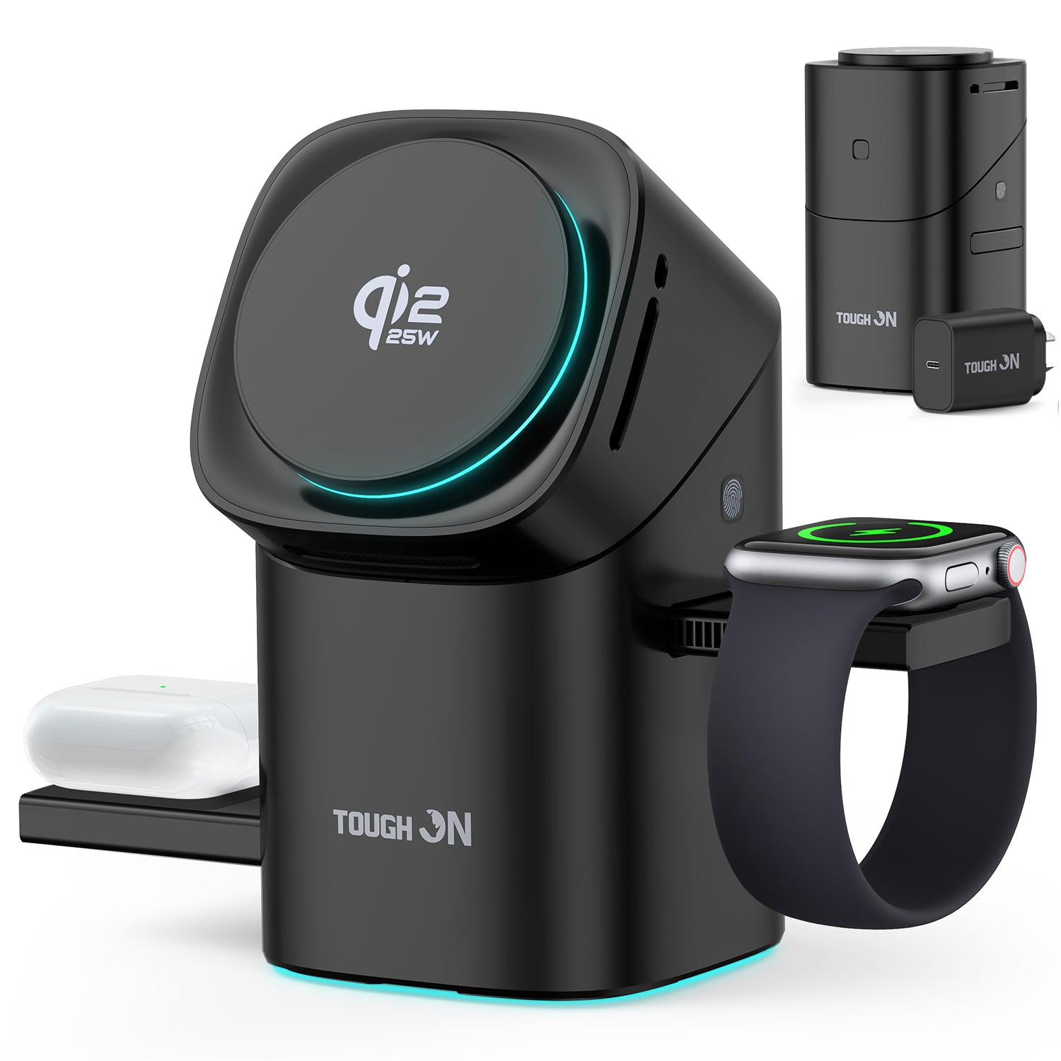 Tough On MagPro 3-in-1 Wireless Charger