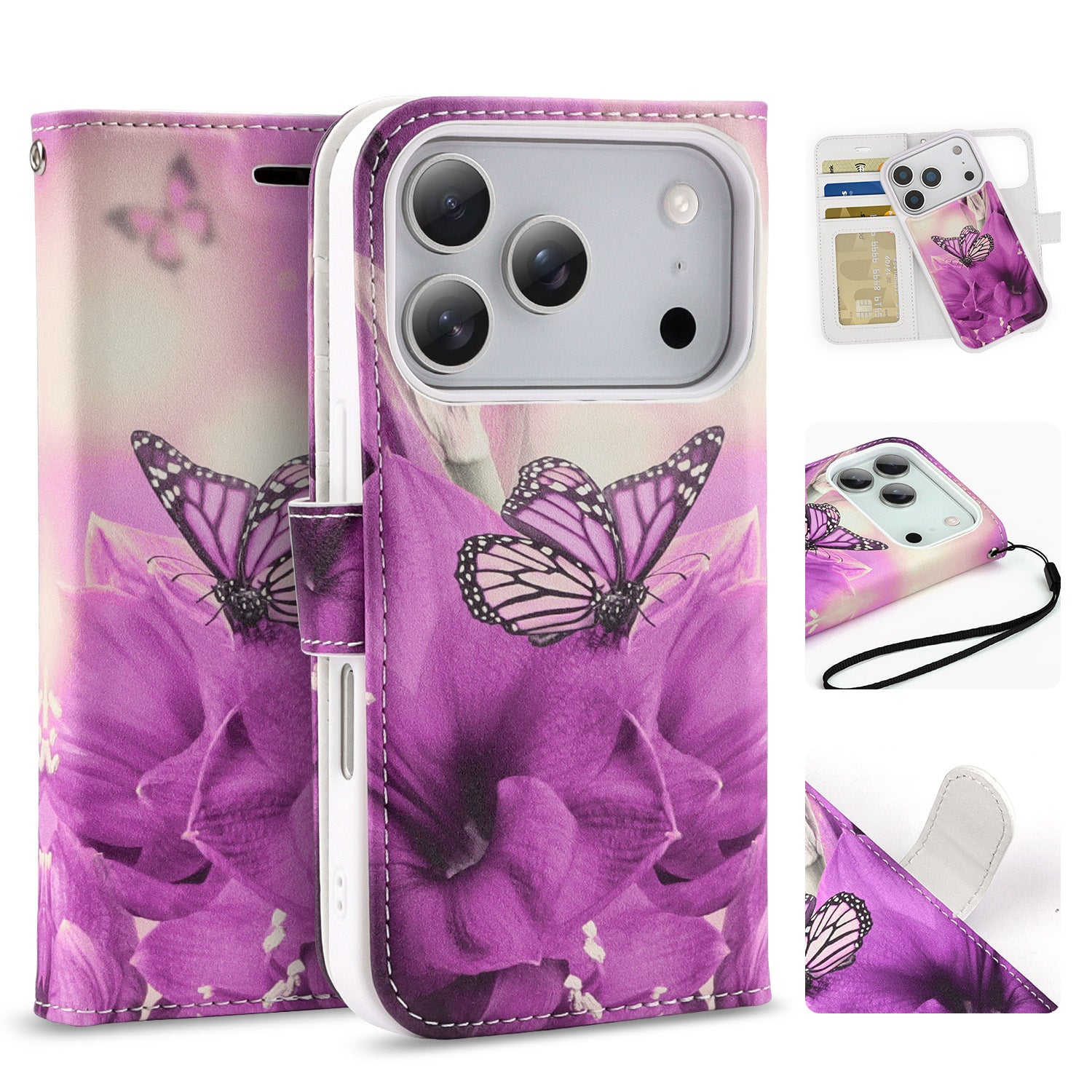 Tough On Magnetic Detachable Leather Case for iPhone 17 Series-3