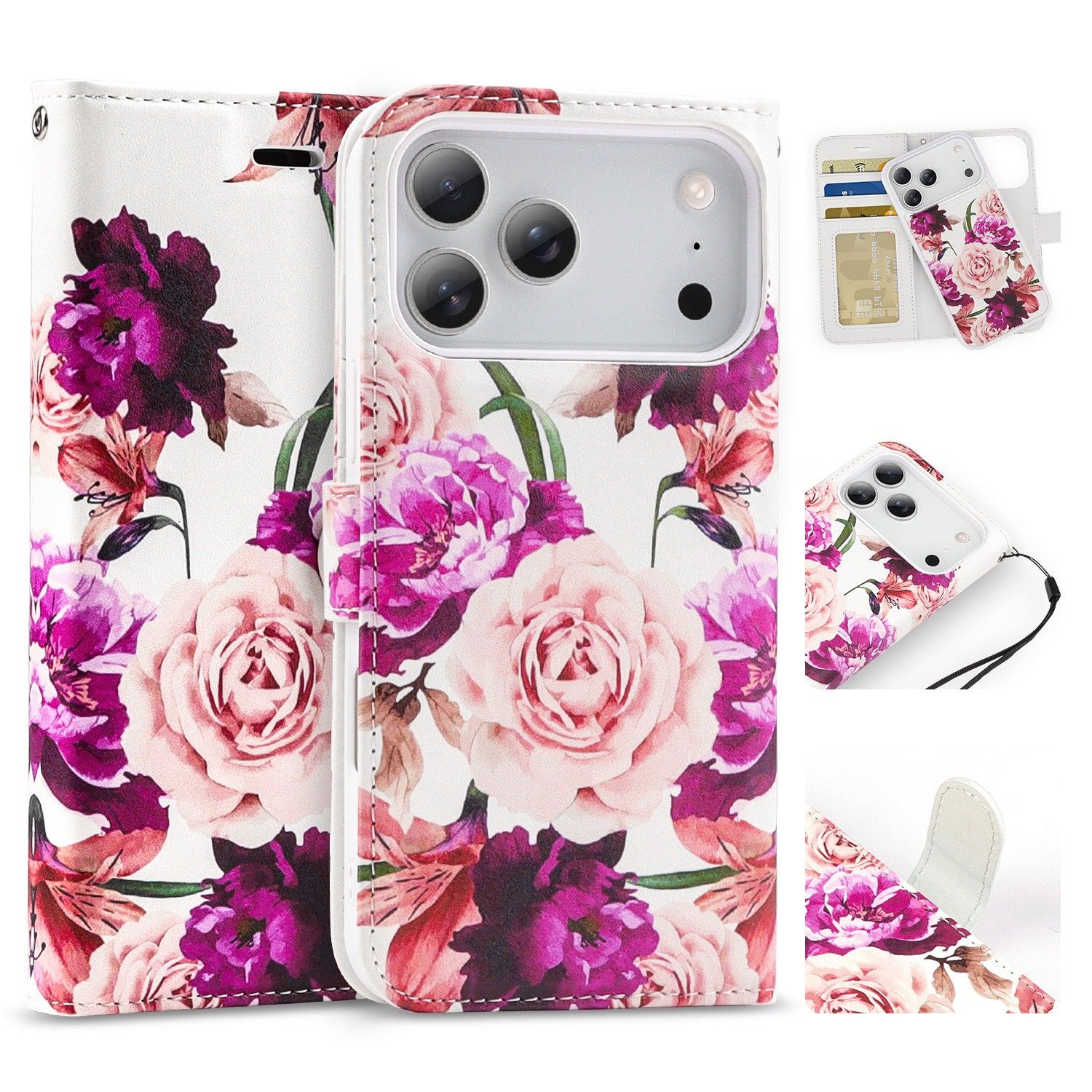 Tough On Magnetic Detachable Leather Case for iPhone 17 Series-4