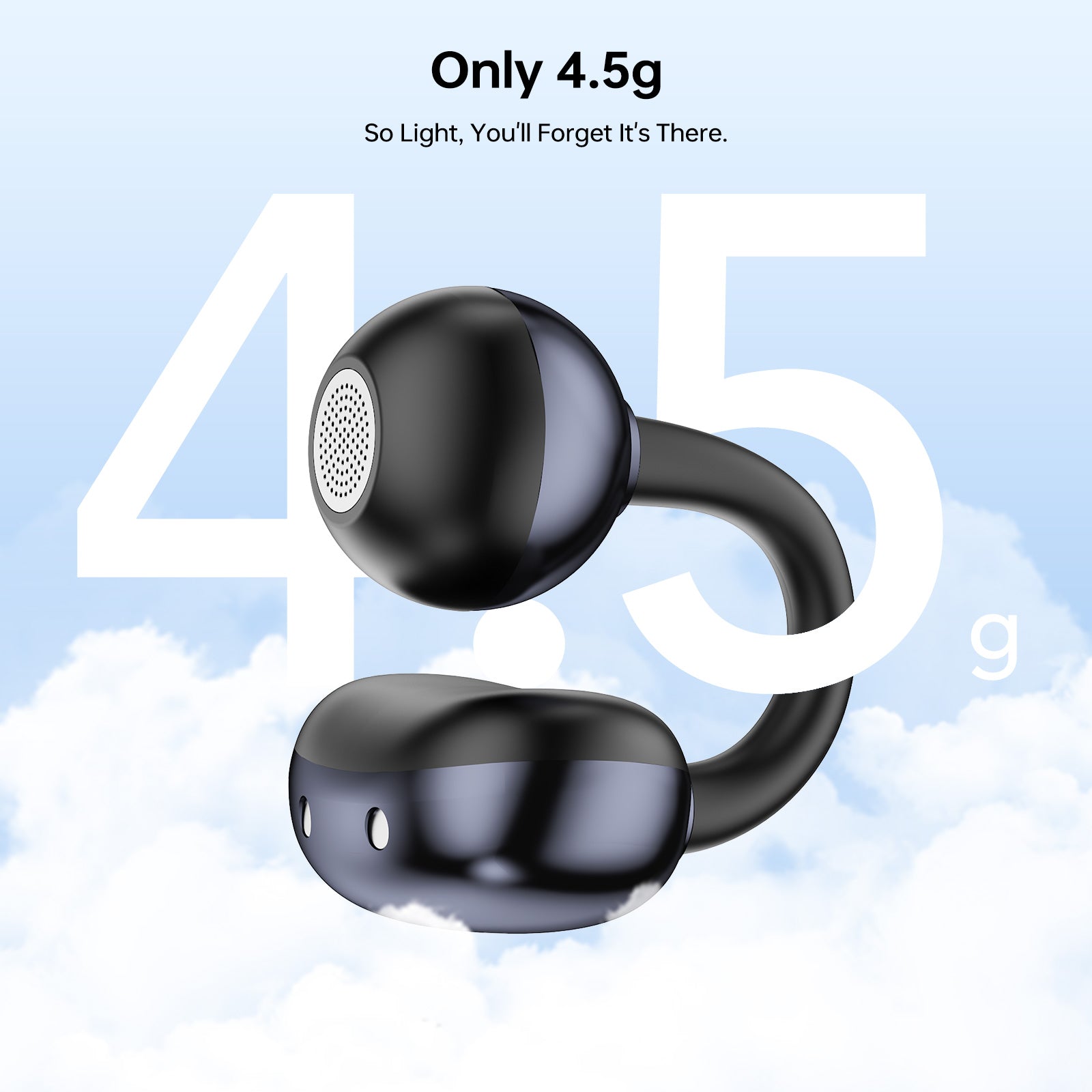Tough On OpenClip | Open-Ear Clip-On Earbuds