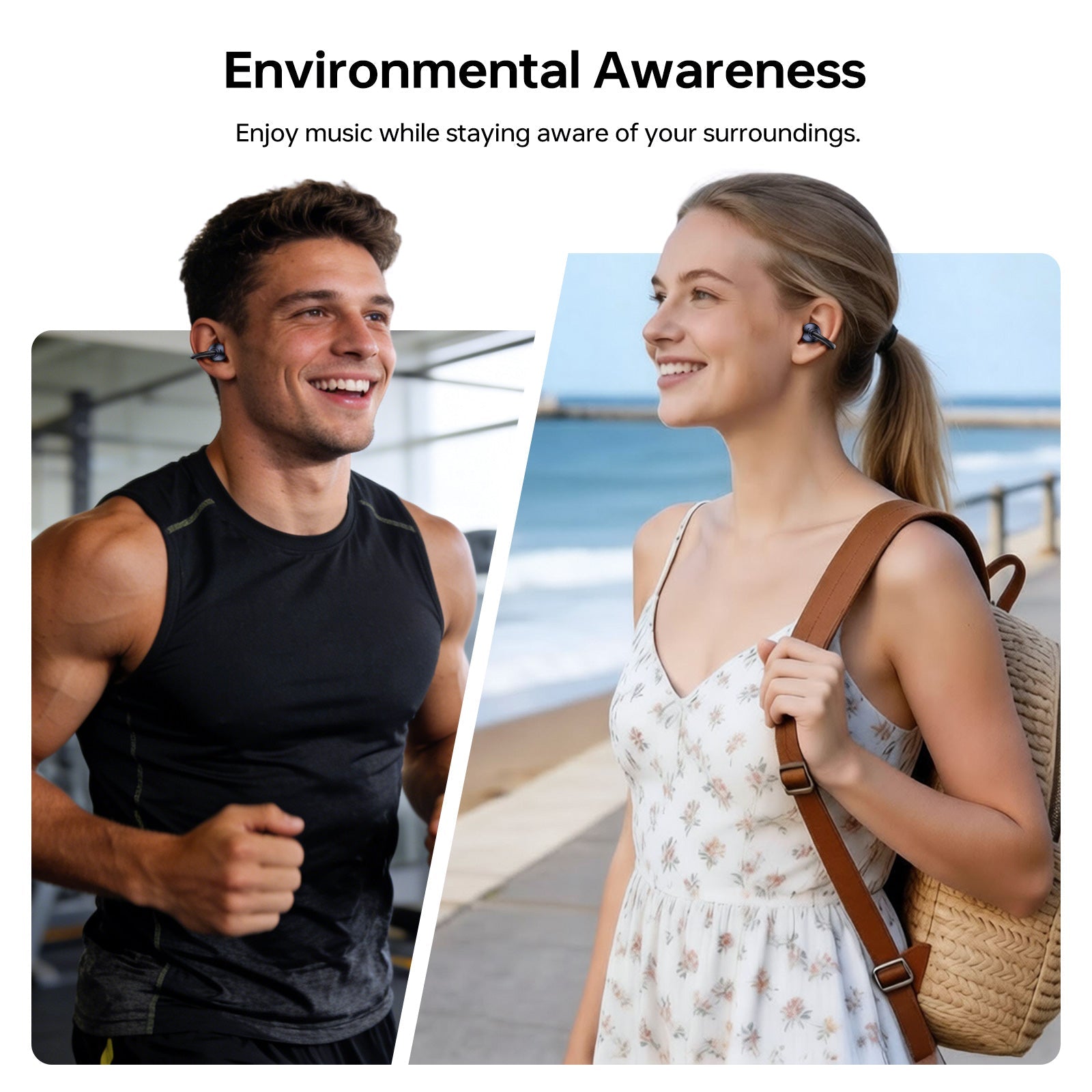 Tough On OpenClip | Open-Ear Clip-On Earbuds