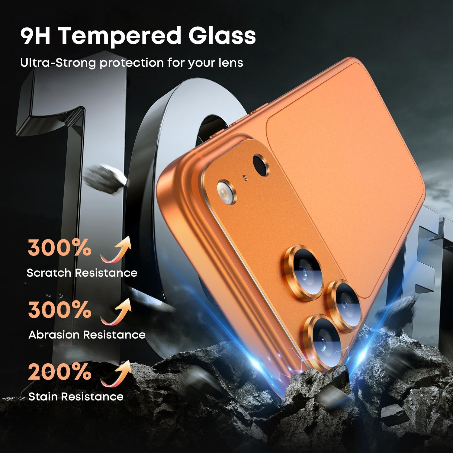 Tough On Rear Camera Protector Matte Metal for iPhone 17 Series