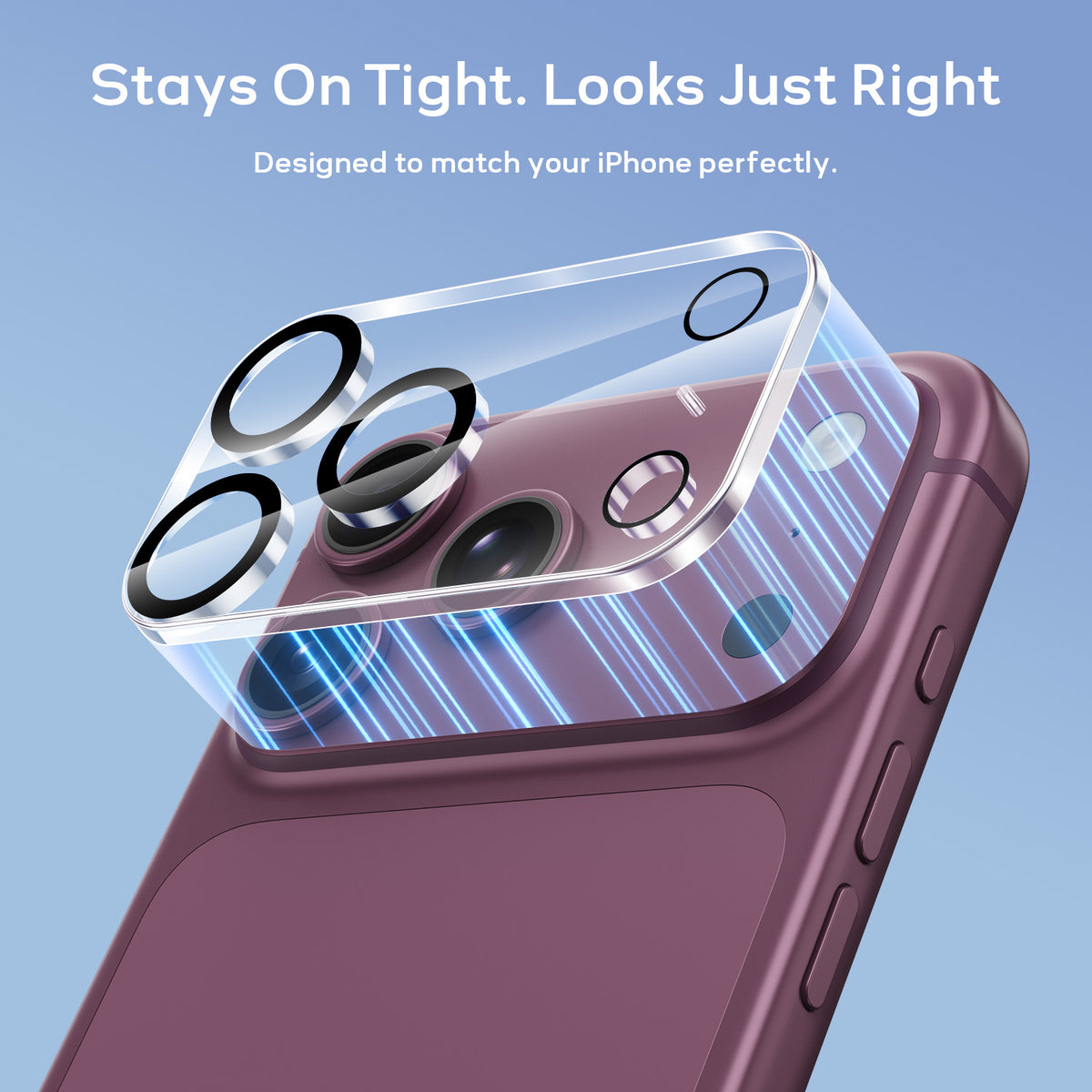 Tough On Rear Camera Protector Tempered Glass for iPhone