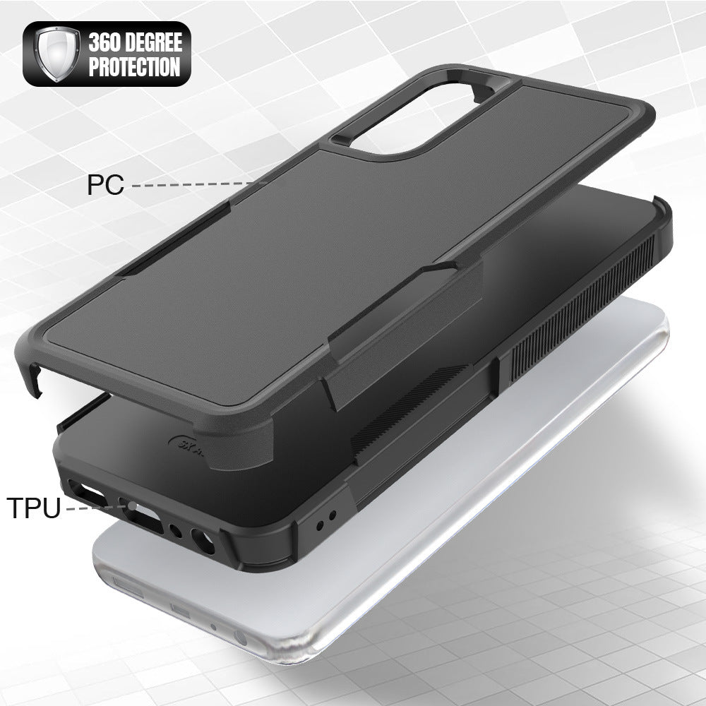 Tough On Samsung Galaxy A05s Case Tough Armor Black