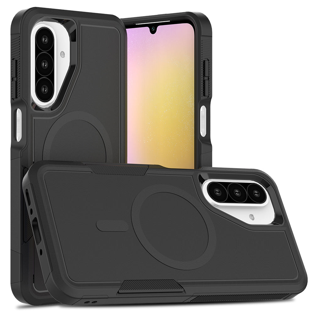 Tough On Samsung Galaxy A26 Case with MagSafe Heavy Armor Black
