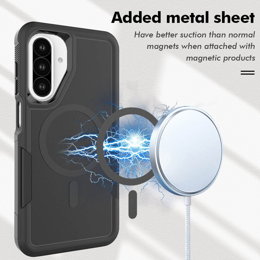 Tough On Samsung Galaxy A26 Case with MagSafe Heavy Armor Black