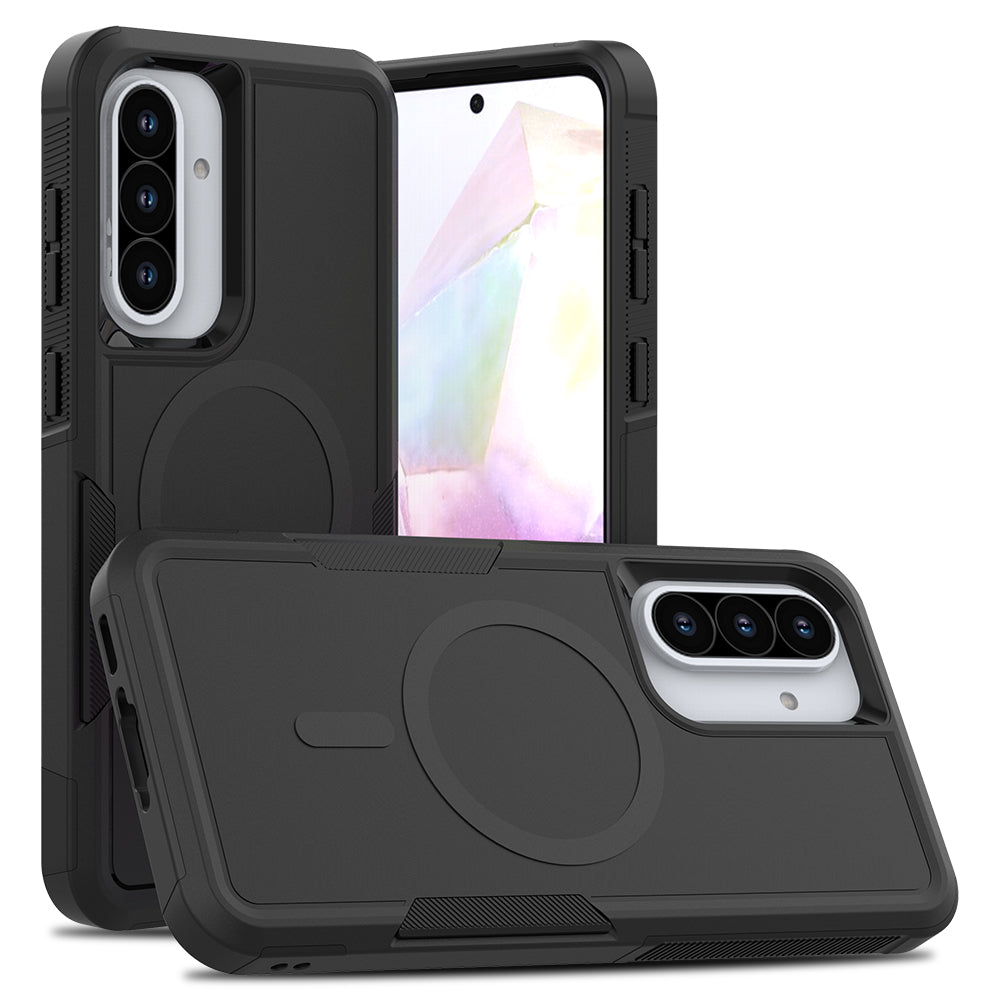Tough On Samsung Galaxy A36 Case with MagSafe Heavy Armor Black