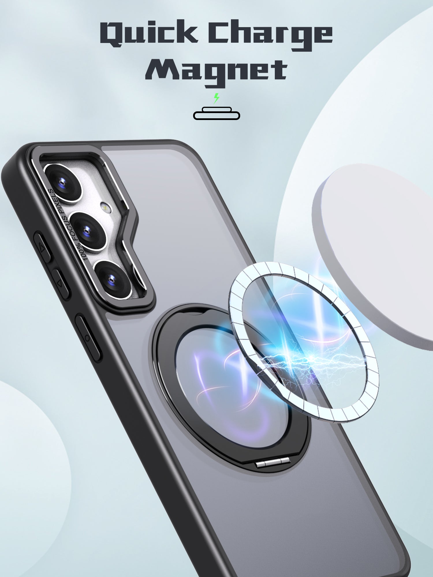 Tough On Samsung Galaxy S25 FE Case 360° Rotate Stand With MagSafe