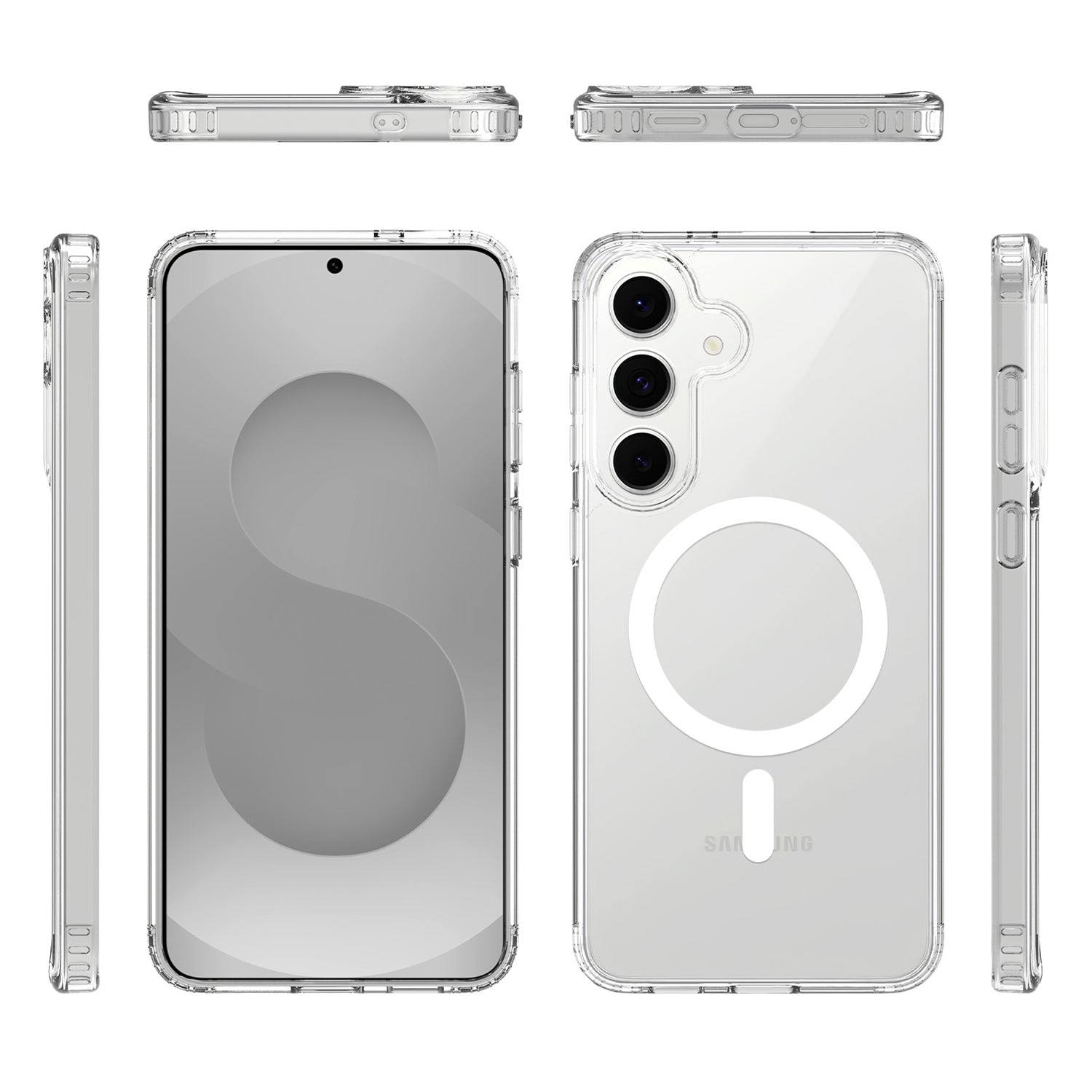 Tough On Samsung Galaxy S25 FE Case with MagSafe Clear Air