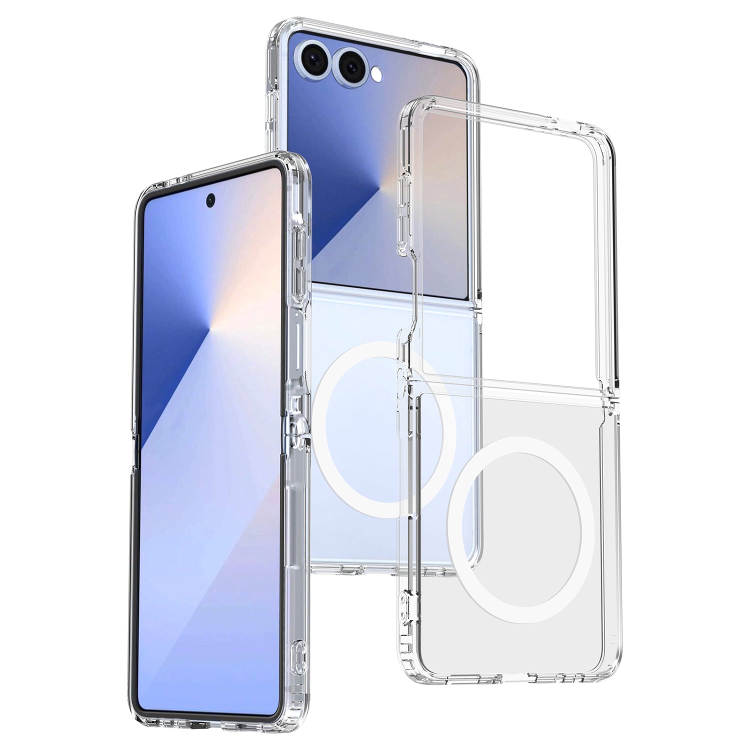 Tough On Samsung Galaxy Z Flip7 Case with MagSafe Clear Air