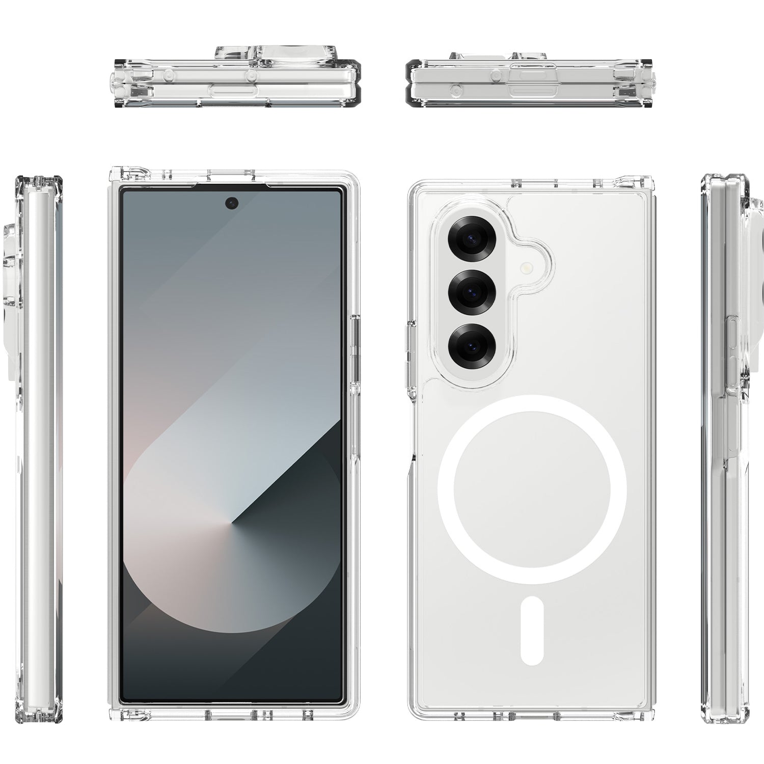 Tough On Samsung Galaxy Z Fold7 Case with MagSafe Clear Air