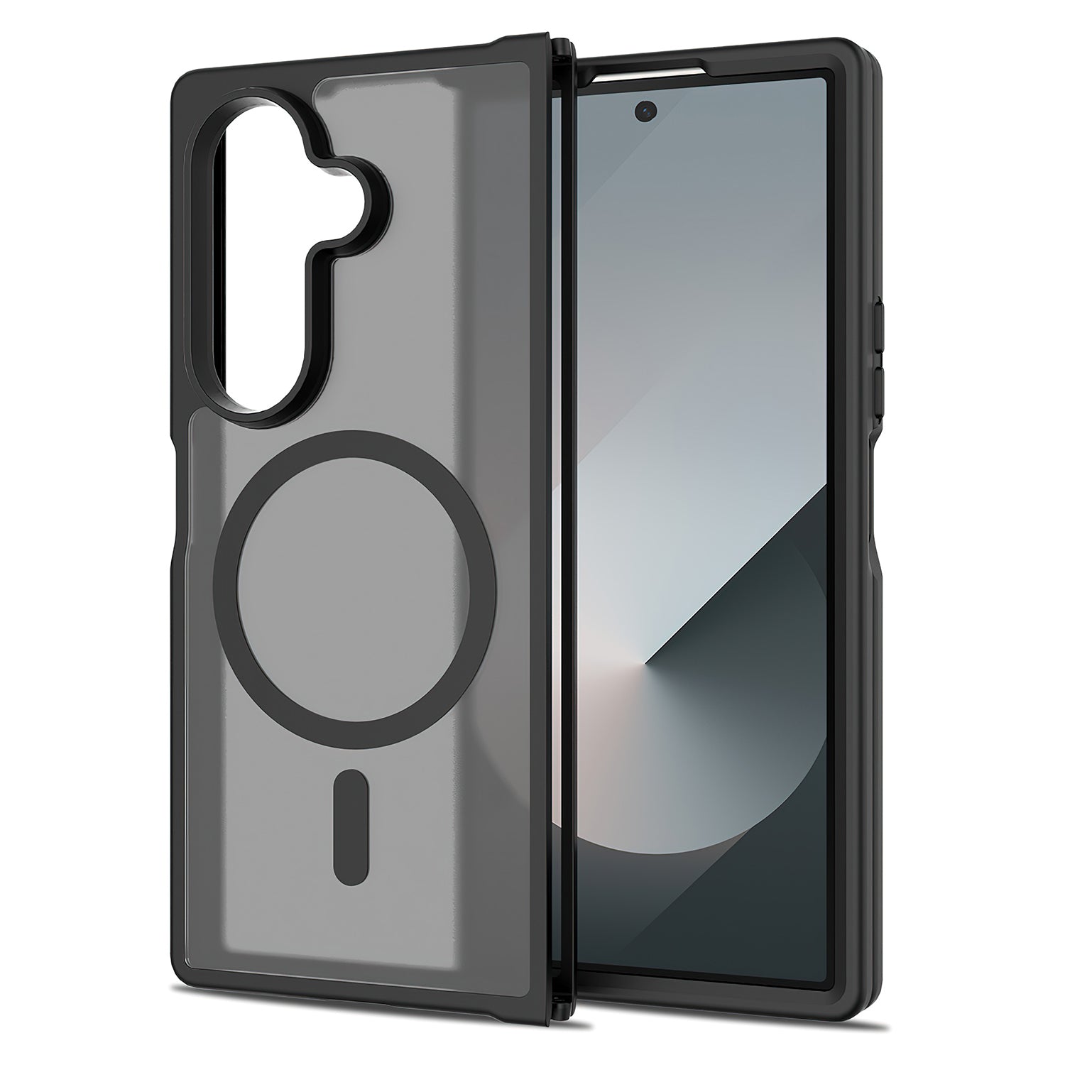 Tough On Samsung Galaxy Z Fold7 Case with MagSafe Matte Black