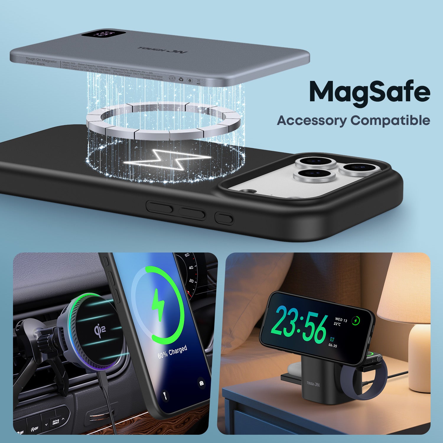 Tough On Silicone MagSafe Case with Camera Control for iPhone 17 Series