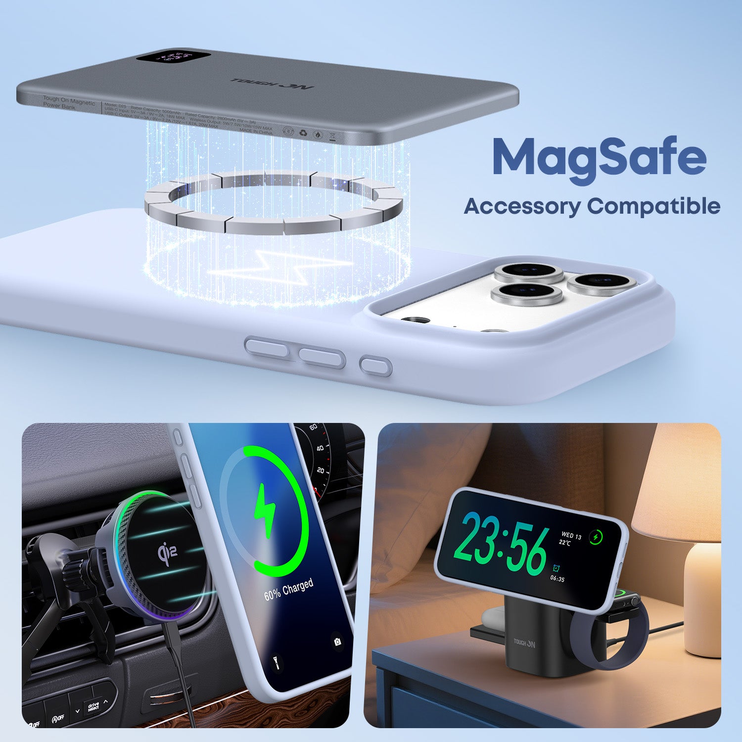 Tough On Silicone MagSafe Case with Camera Control for iPhone 17 Series