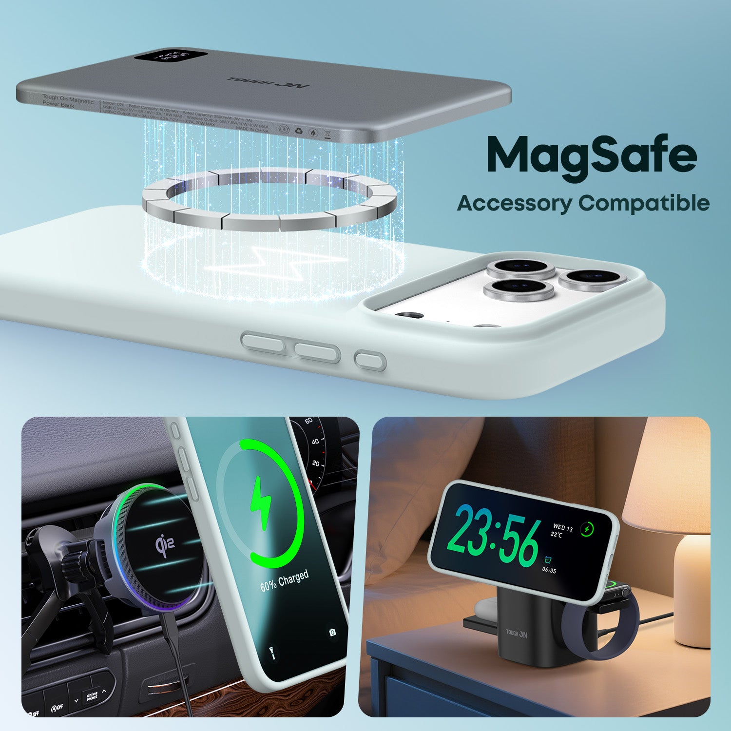 Tough On Silicone MagSafe Case with Camera Control for iPhone 17 Series