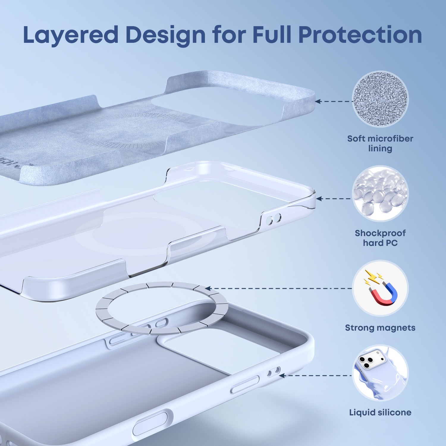 Tough On Silicone MagSafe Case with Camera Control for iPhone 17 Series