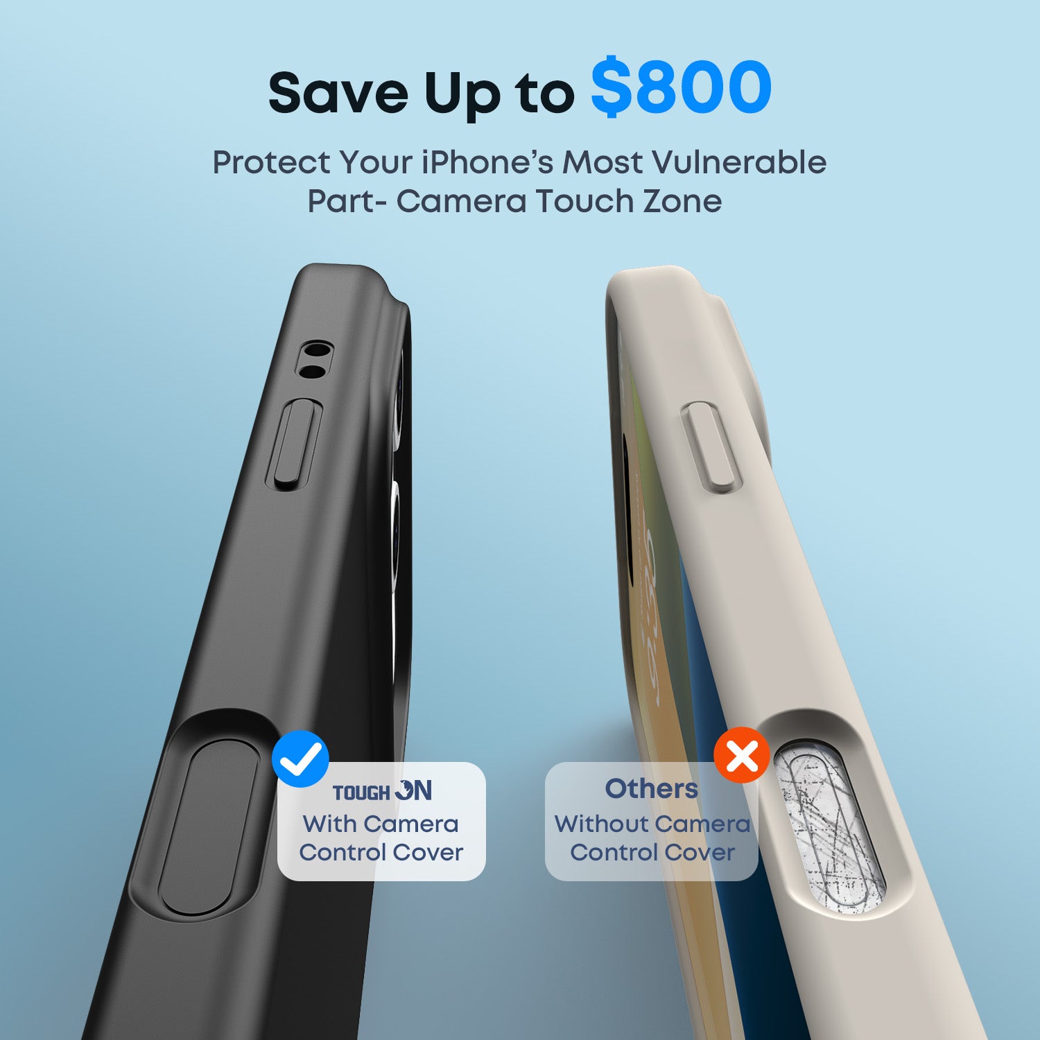 Tough On Silicone MagSafe Case with Camera Control for iPhone 17 Series
