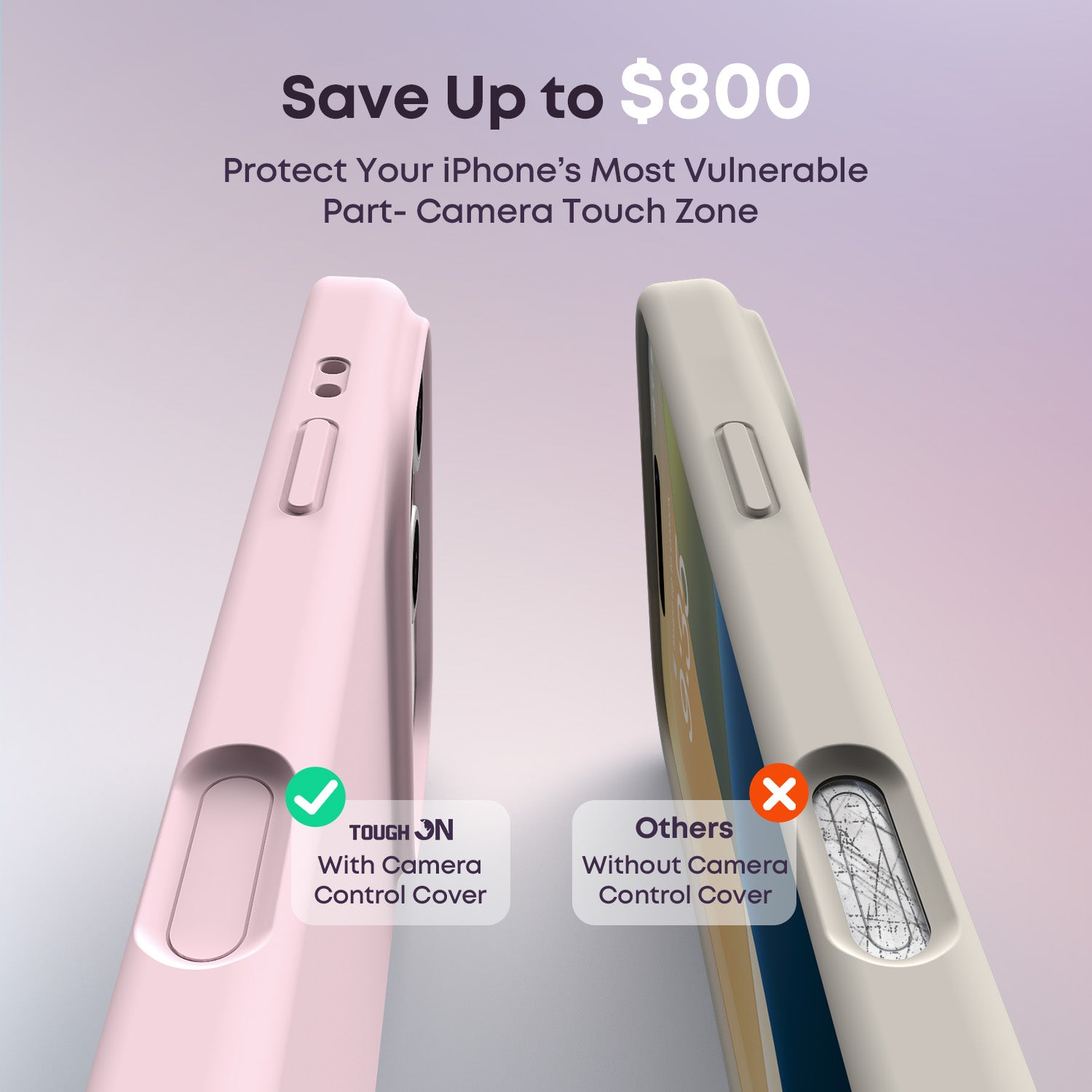 Tough On Silicone MagSafe Case with Camera Control for iPhone 17 Series