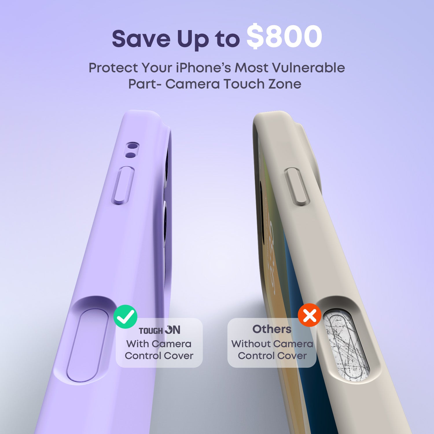 Tough On Silicone MagSafe Case with Camera Control for iPhone 17 Series